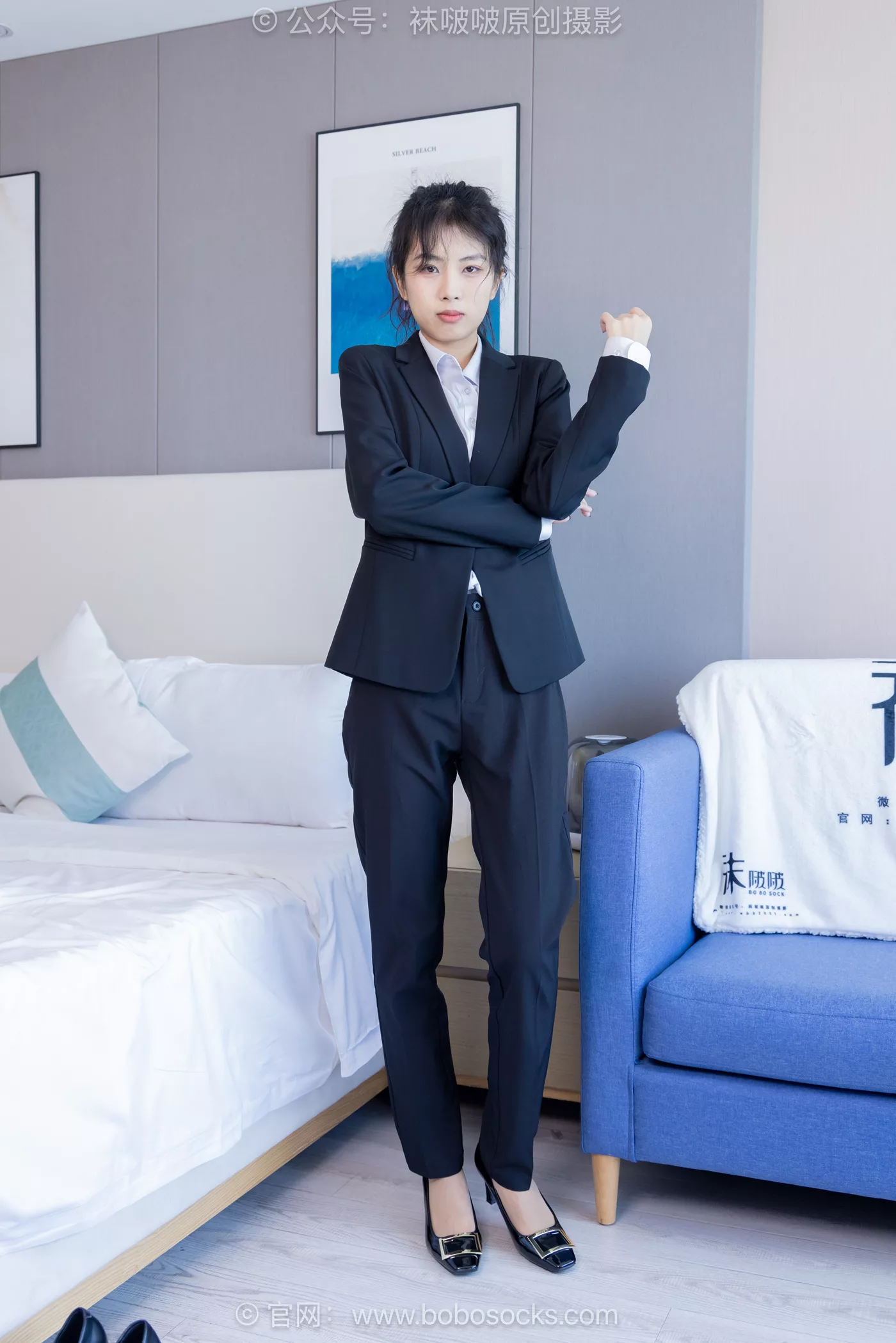 图片[20]-[BoBoSocks袜啵啵]NO.489 奶油 两双高跟鞋、薄肉丝、ol制服裤里丝、黑色美甲[151P] – 速更版-美库