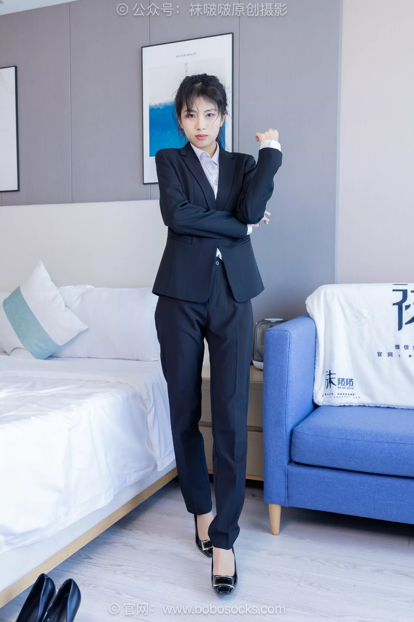 图片[21]-[BoBoSocks袜啵啵]NO.489 奶油 两双高跟鞋、薄肉丝、ol制服裤里丝、黑色美甲[151P] – 速更版-美库