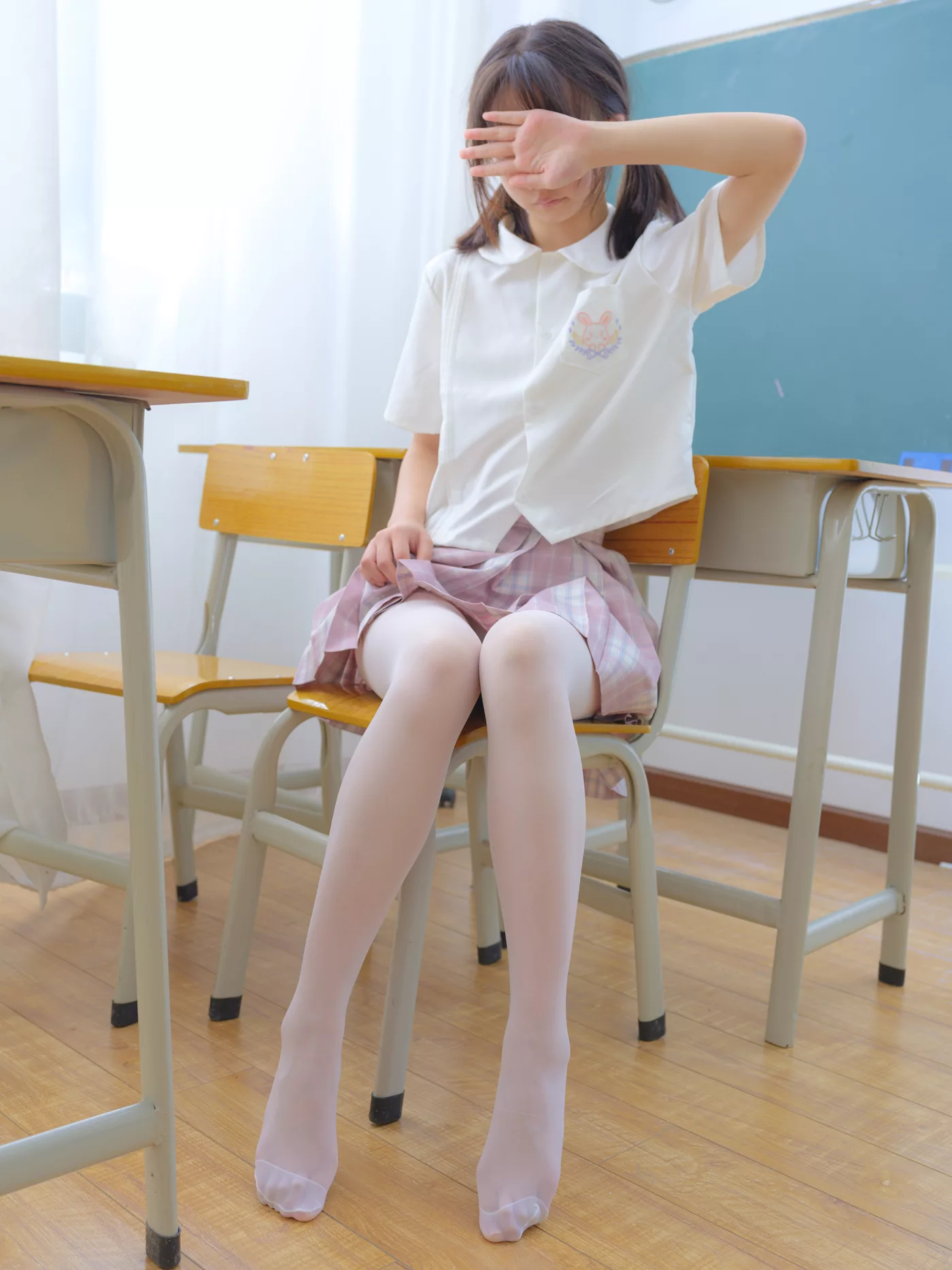 图片[19]-森萝财团写真 – 小圆 试拍 JKJK格子裙[142P] – 速更版-美库