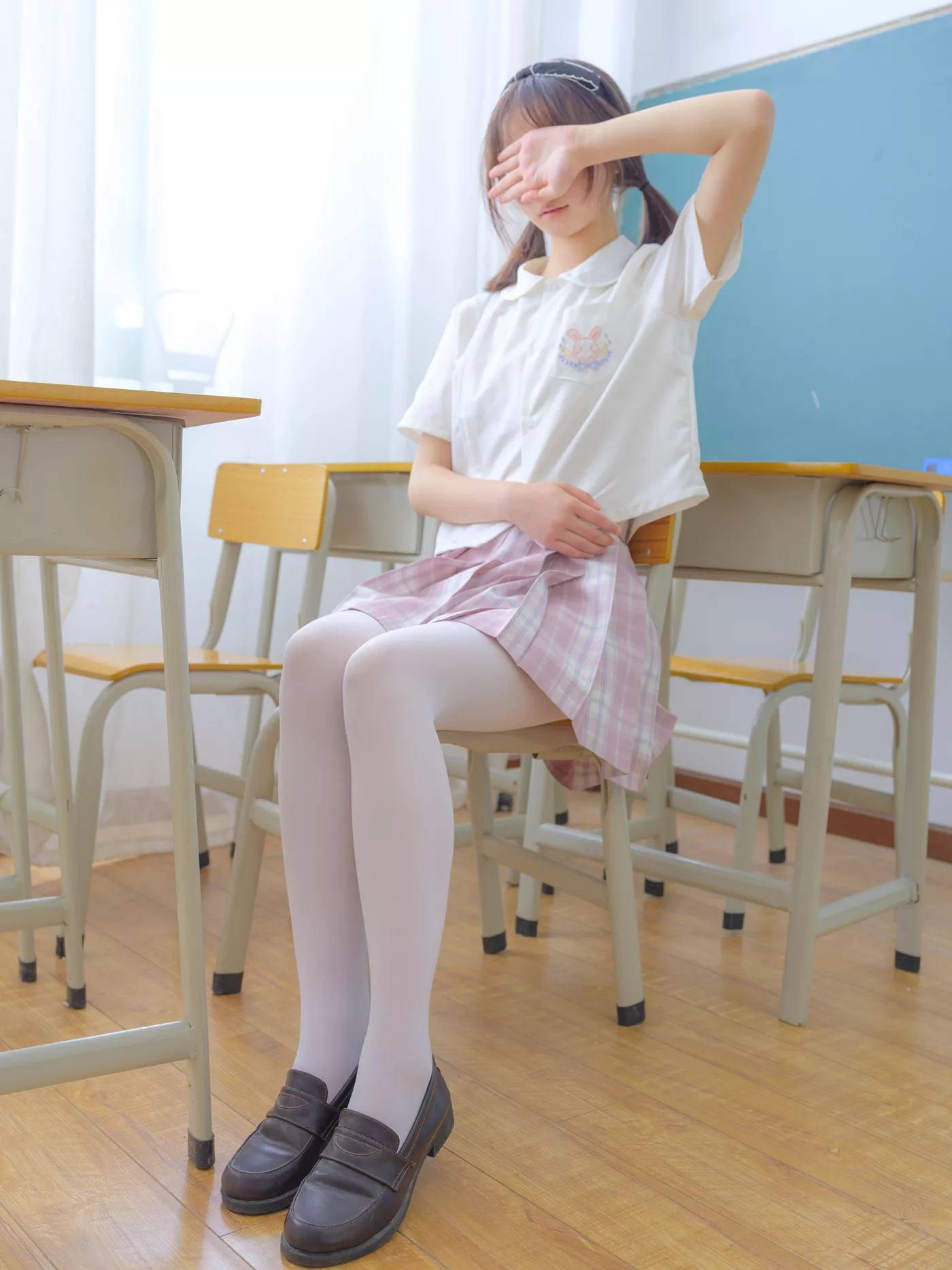 图片[76]-森萝财团写真 – 小圆 试拍 JKJK格子裙[142P] – 速更版-美库