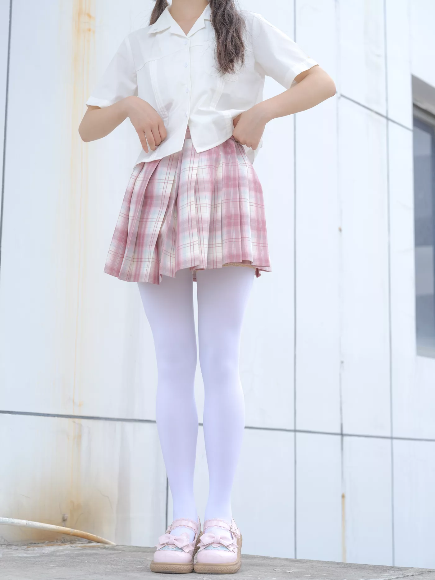 图片[82]-森萝财团写真 – 小圆 试拍 JKJK格子裙[142P] – 速更版-美库