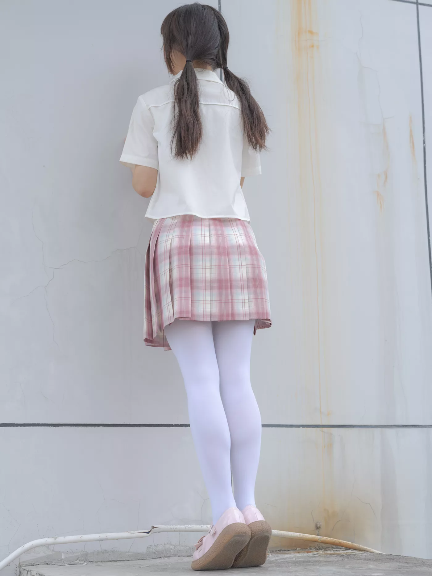 图片[86]-森萝财团写真 – 小圆 试拍 JKJK格子裙[142P] – 速更版-美库