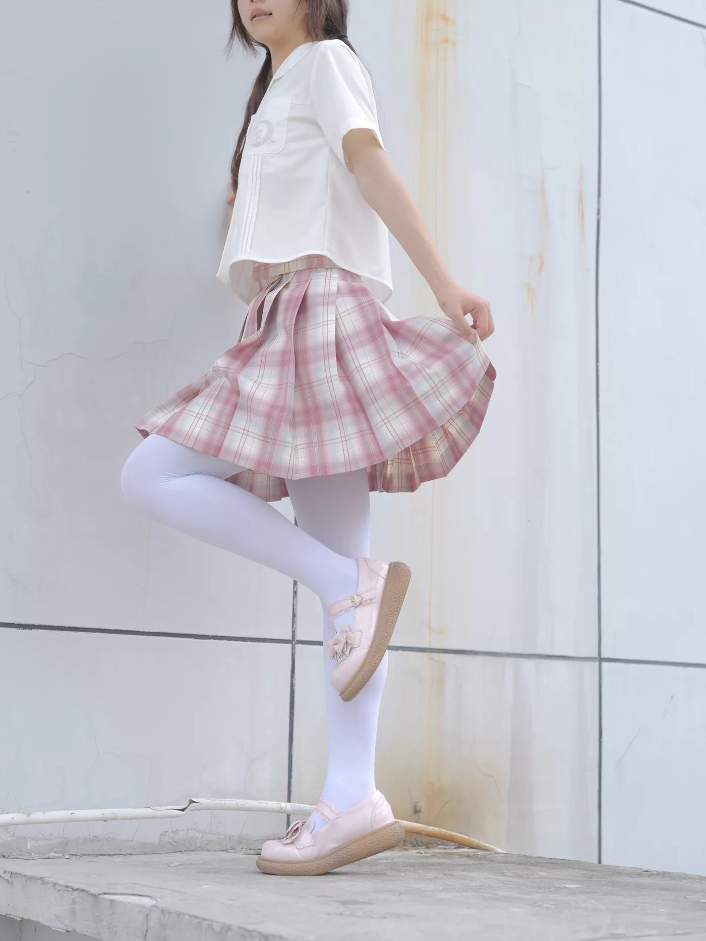 图片[87]-森萝财团写真 – 小圆 试拍 JKJK格子裙[142P] – 速更版-美库