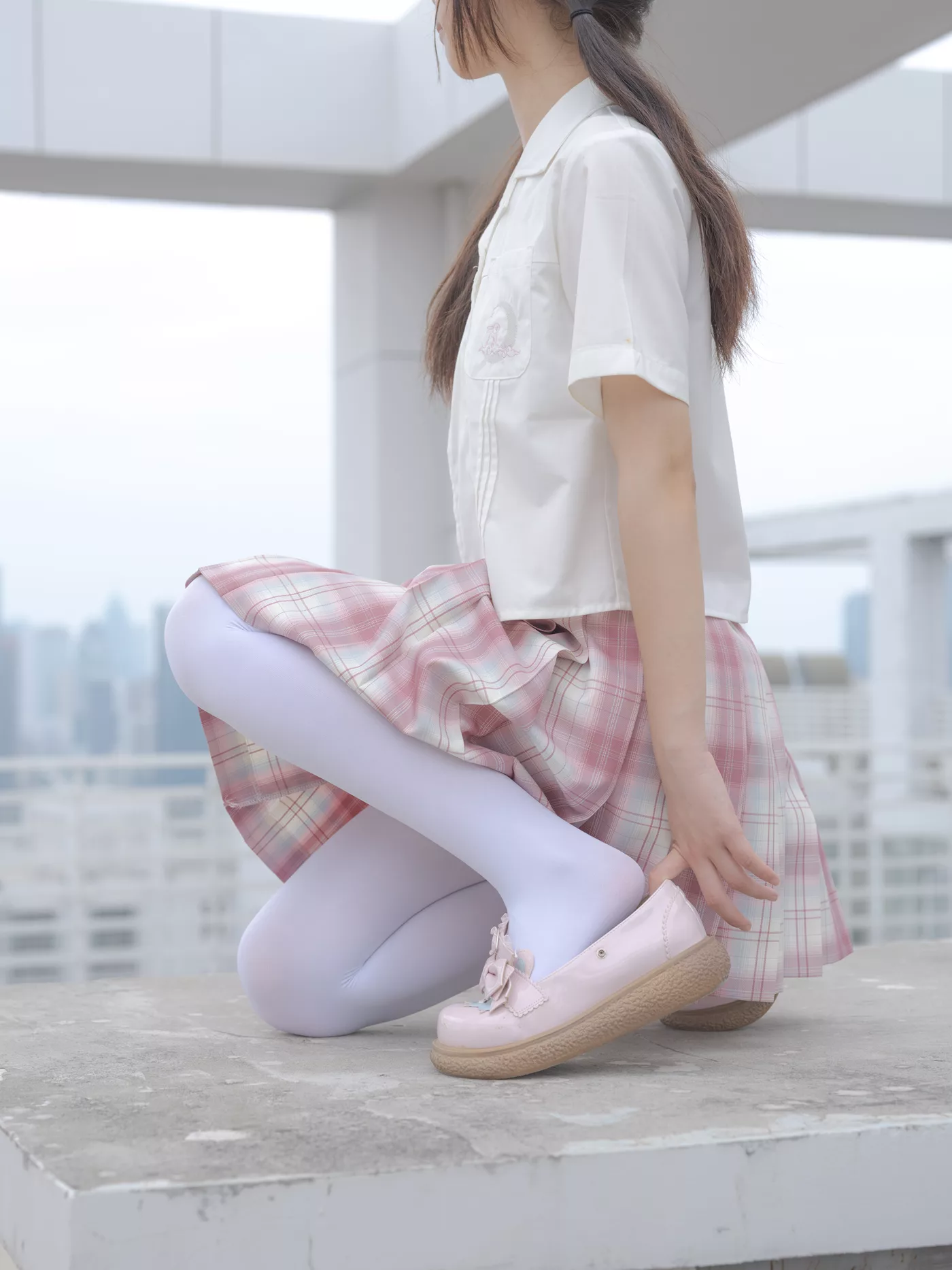 图片[95]-森萝财团写真 – 小圆 试拍 JKJK格子裙[142P] – 速更版-美库