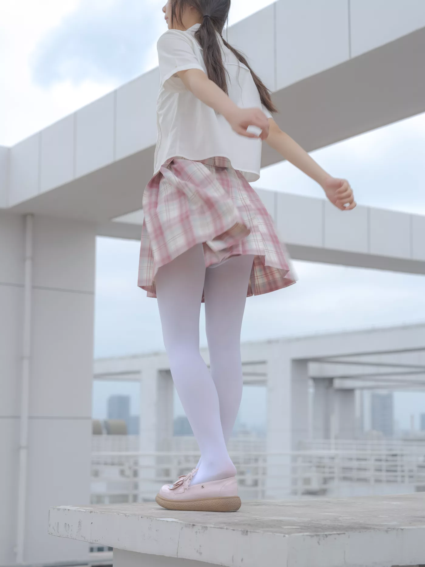 图片[108]-森萝财团写真 – 小圆 试拍 JKJK格子裙[142P] – 速更版-美库