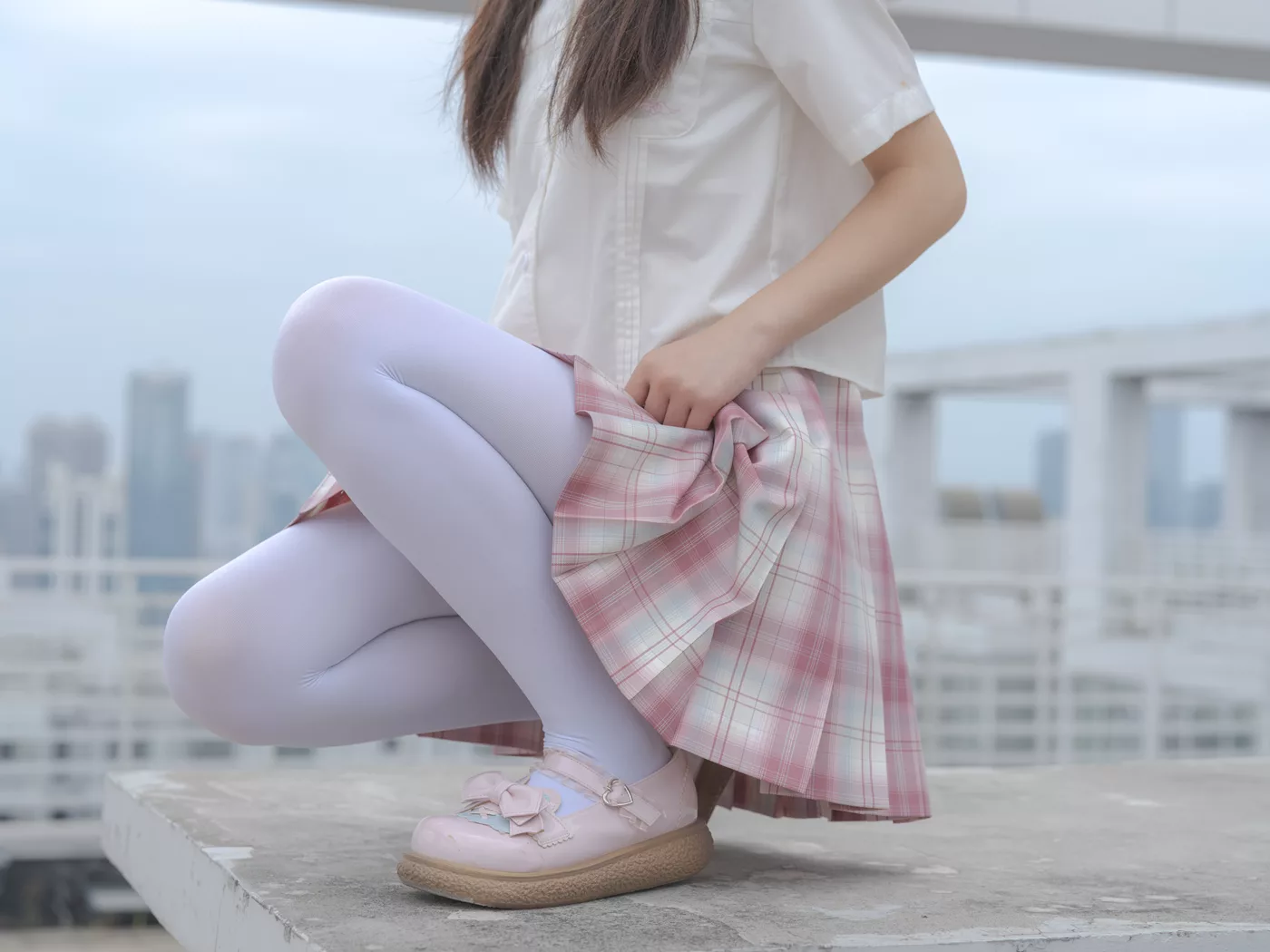 图片[109]-森萝财团写真 – 小圆 试拍 JKJK格子裙[142P] – 速更版-美库