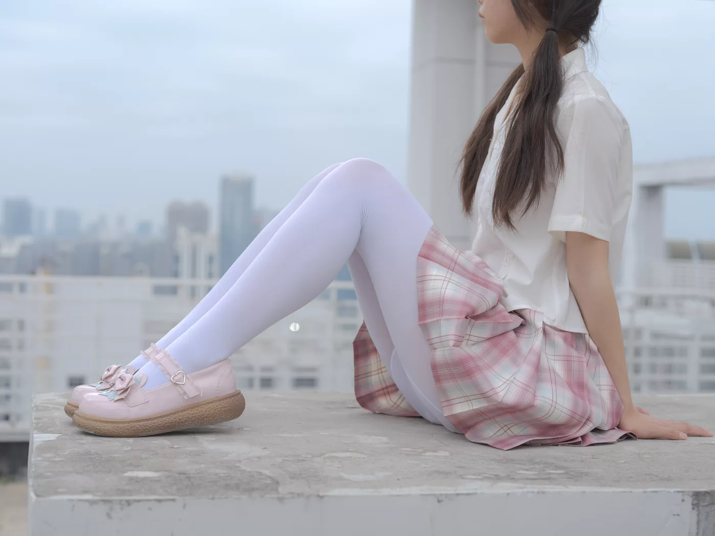 图片[112]-森萝财团写真 – 小圆 试拍 JKJK格子裙[142P] – 速更版-美库