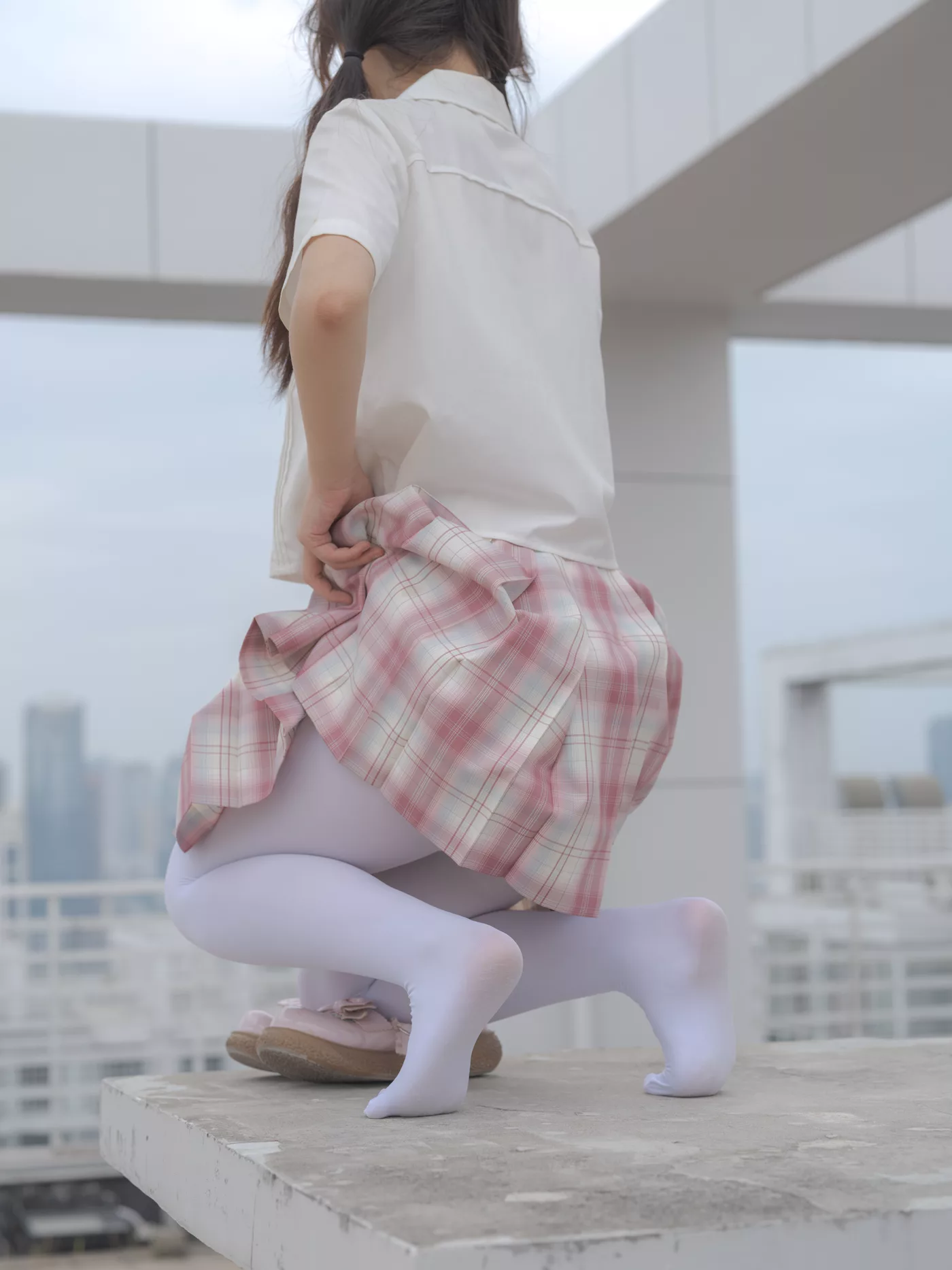 图片[120]-森萝财团写真 – 小圆 试拍 JKJK格子裙[142P] – 速更版-美库