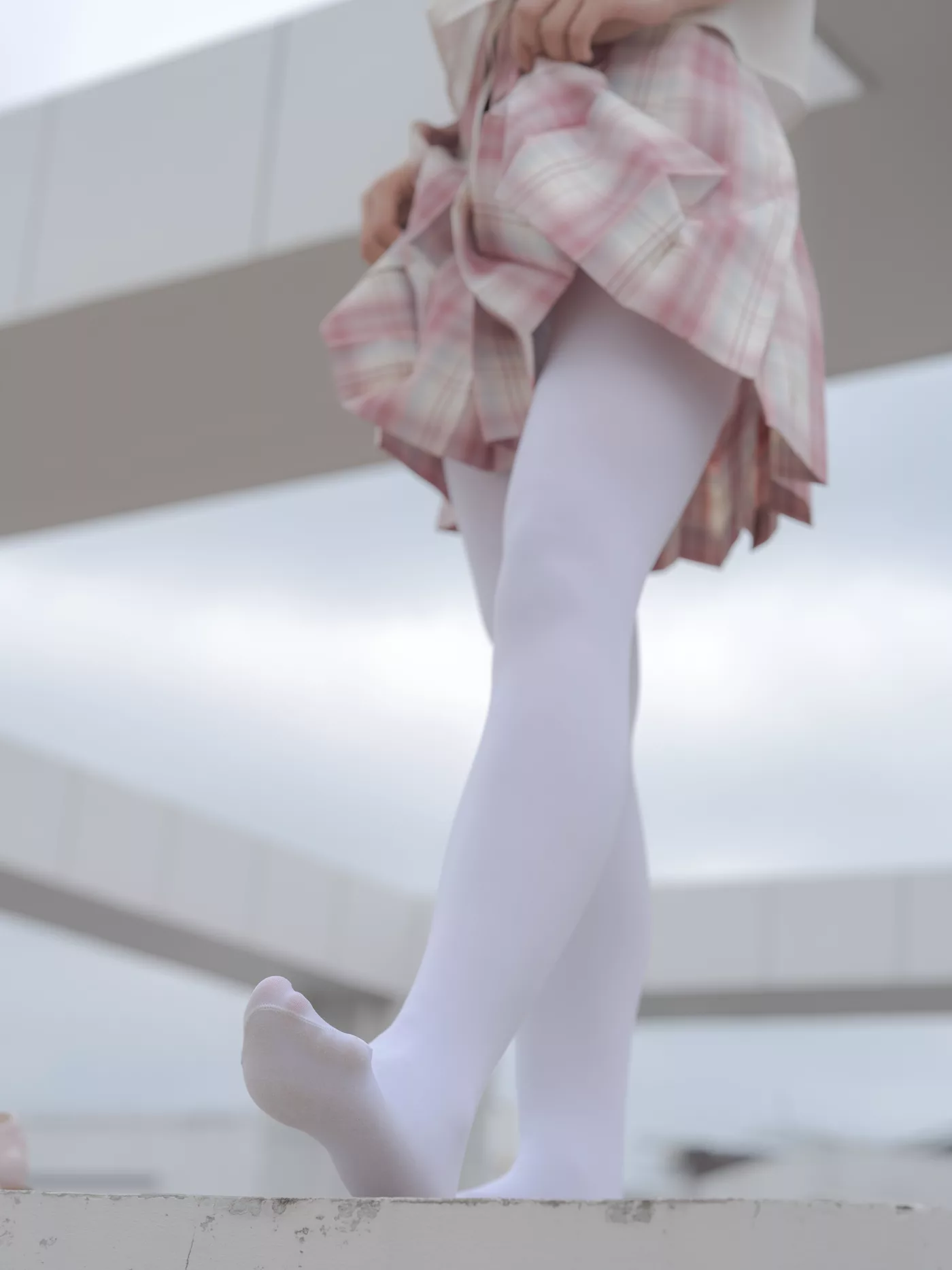 图片[124]-森萝财团写真 – 小圆 试拍 JKJK格子裙[142P] – 速更版-美库