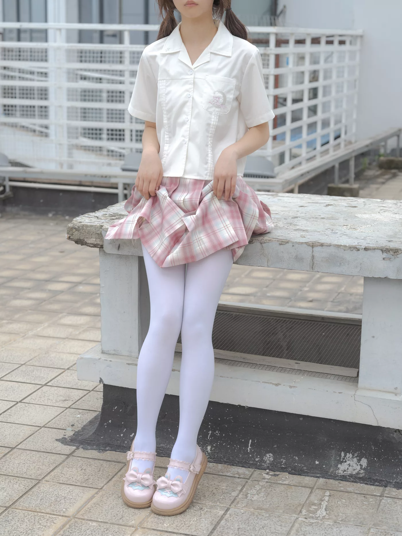 图片[141]-森萝财团写真 – 小圆 试拍 JKJK格子裙[142P] – 速更版-美库