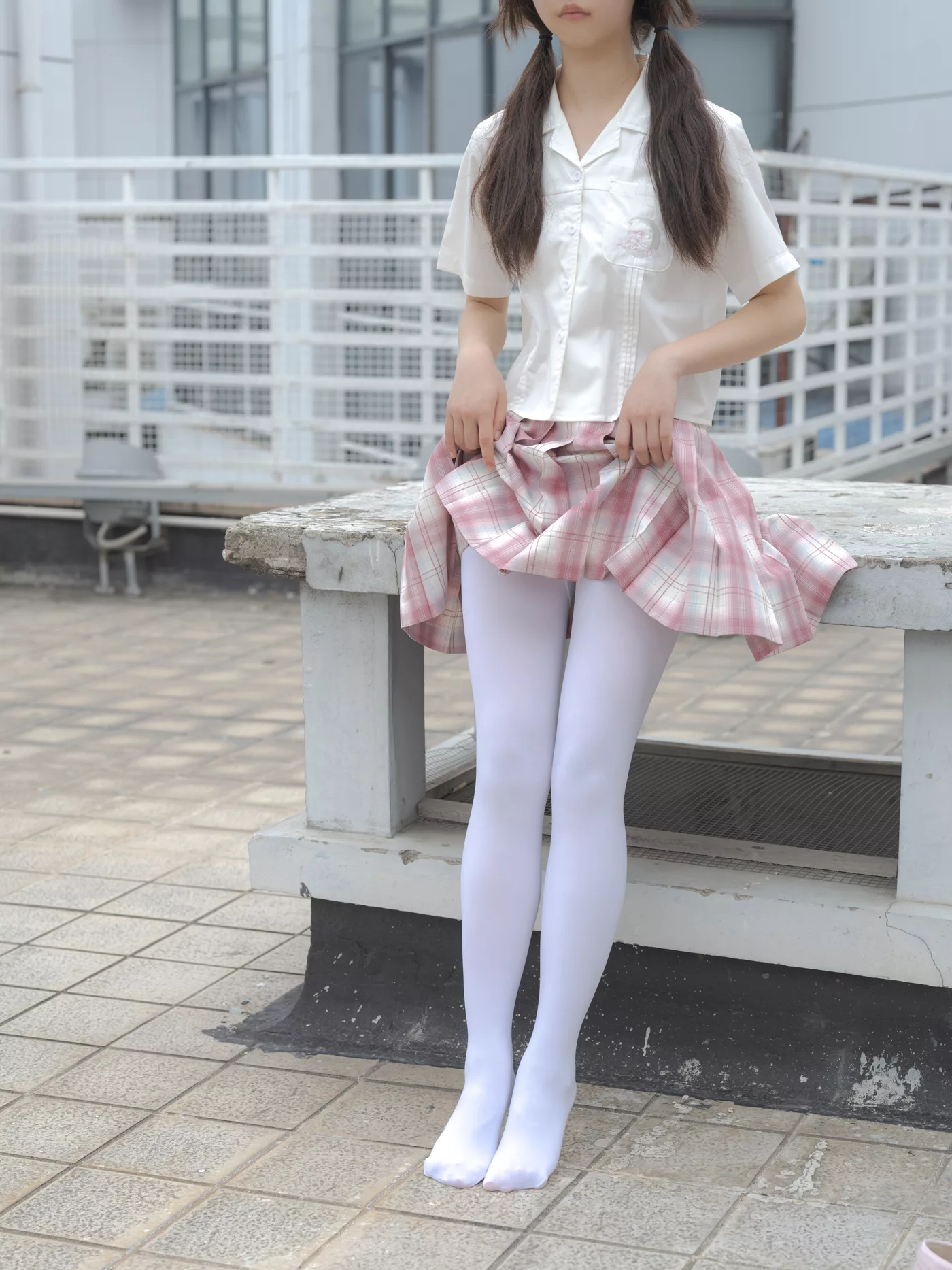 图片[143]-森萝财团写真 – 小圆 试拍 JKJK格子裙[142P] – 速更版-美库