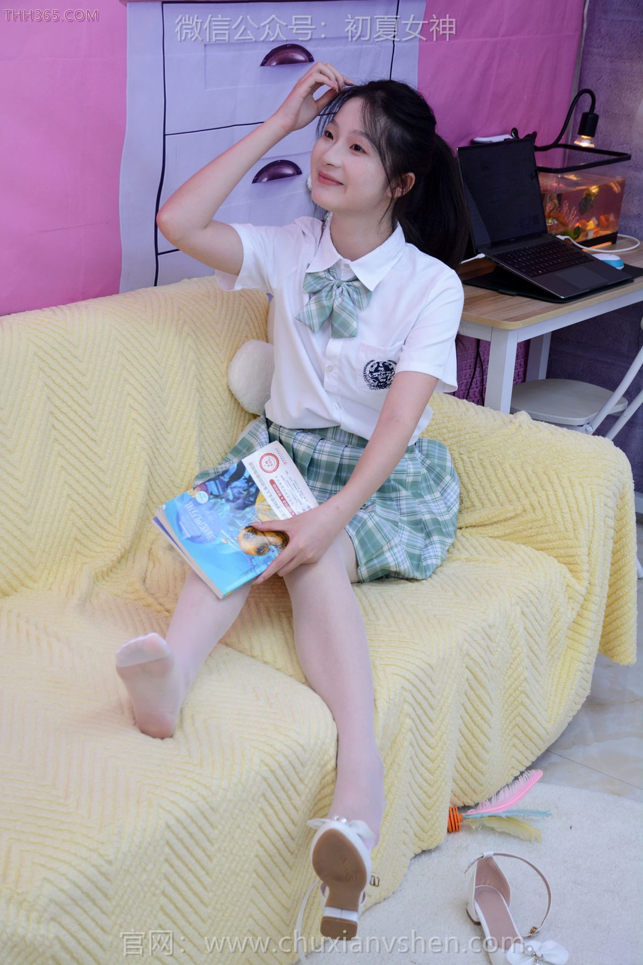 图片[67]-初夏女神 NO.261 安妮 开学快乐[140P] – 速更版-美库