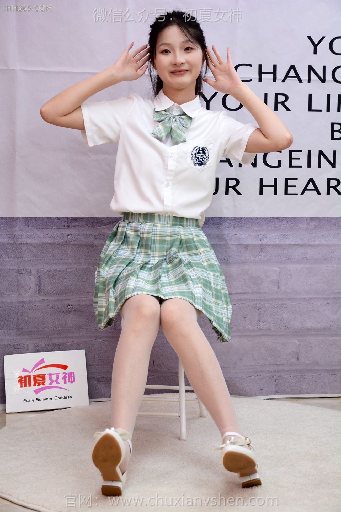 图片[112]-初夏女神 NO.261 安妮 开学快乐[140P] – 速更版-美库