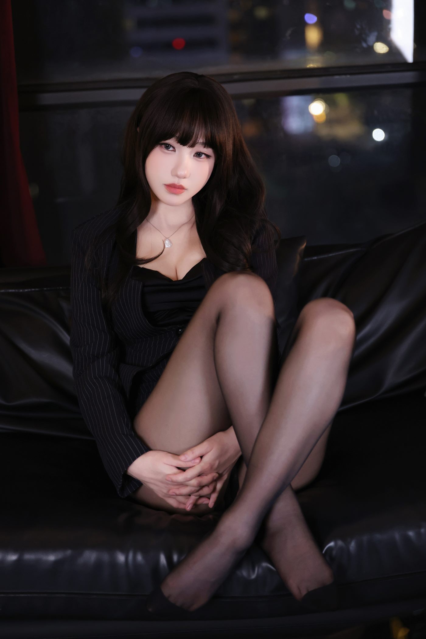 图片[22]-无影喵喵  – 黑丝 棚拍[25P] – 速更版-美库