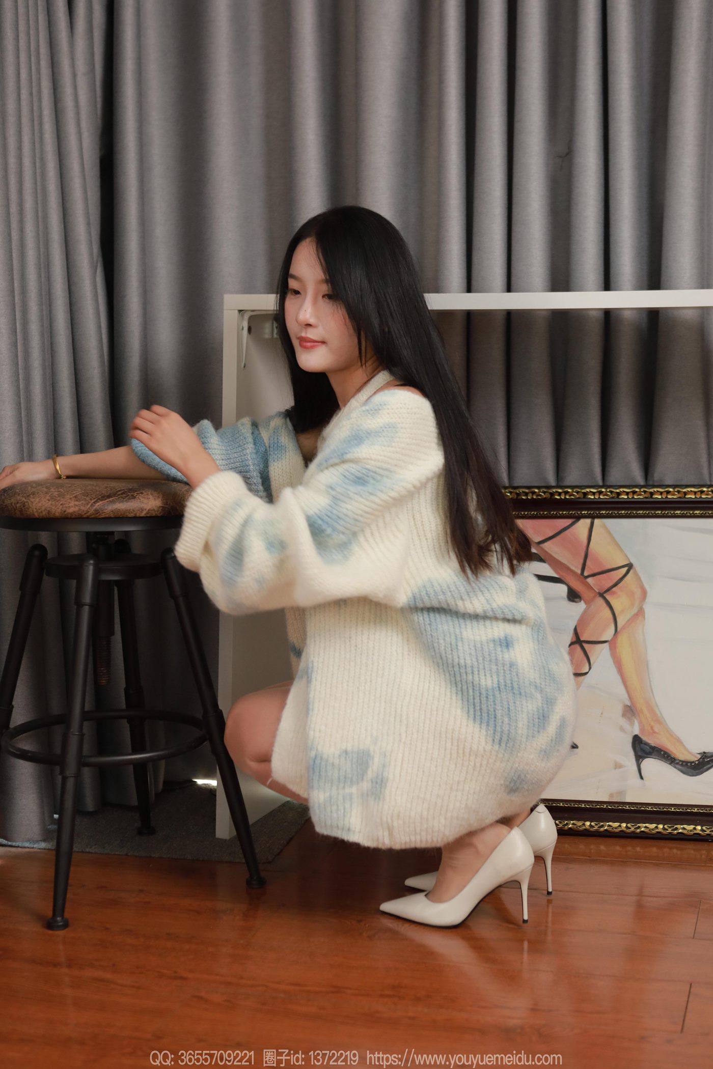 图片[15]-[IESS异思趣向] 2025.01.03 丝享家1941：婉萍《蓝白毛衣（上）》[42P] – 速更版-美库