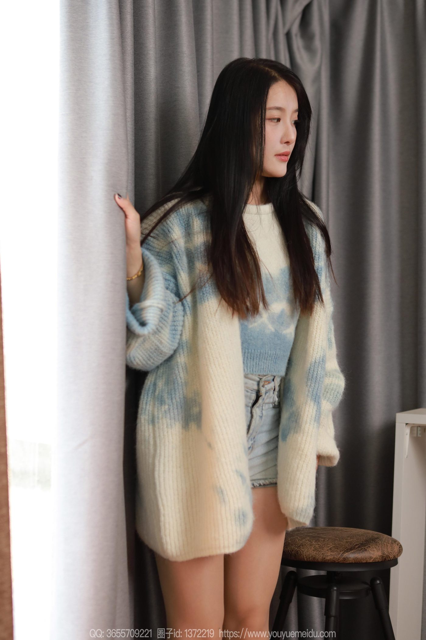 图片[20]-[IESS异思趣向] 2025.01.03 丝享家1941：婉萍《蓝白毛衣（上）》[42P] – 速更版-美库