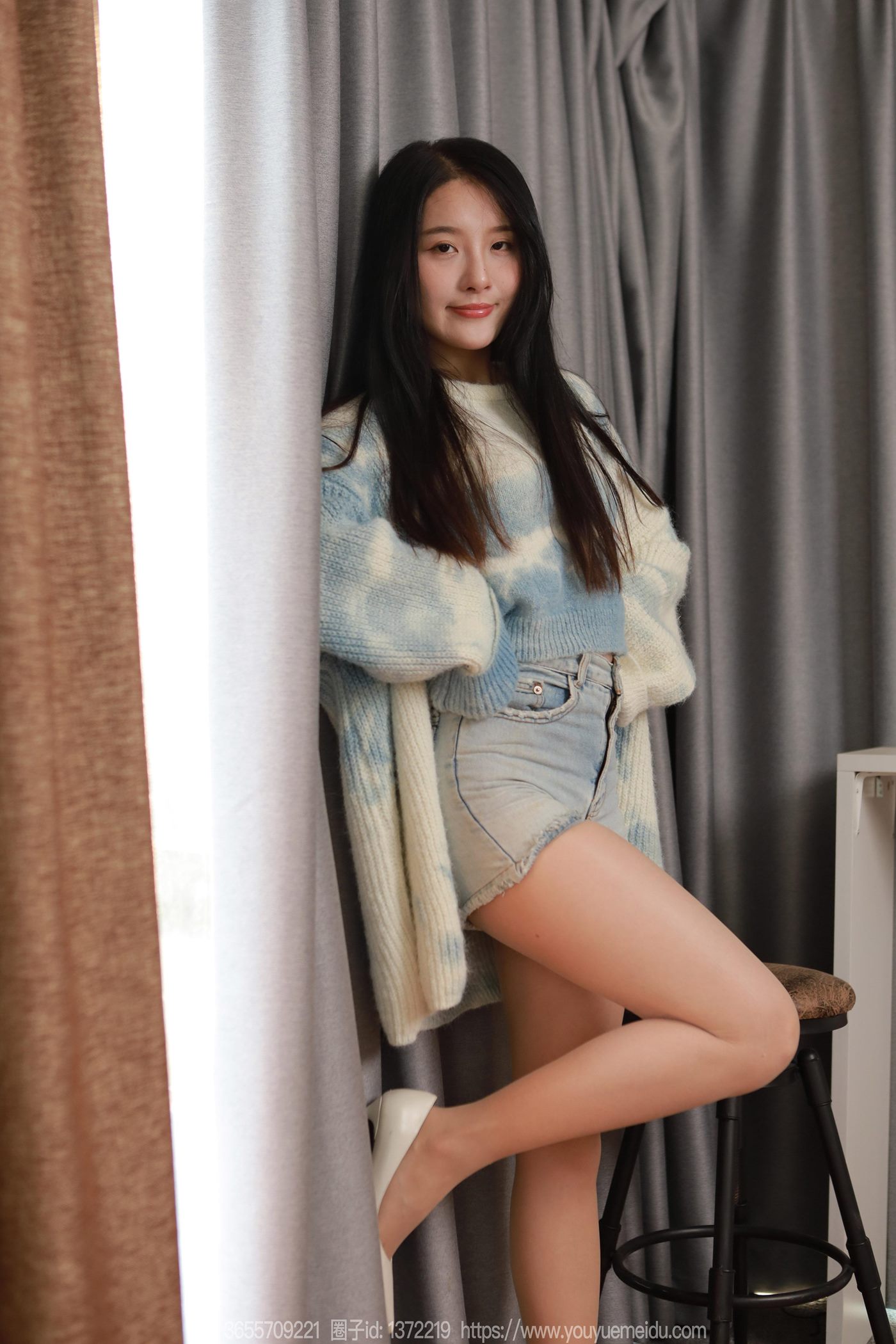 图片[22]-[IESS异思趣向] 2025.01.03 丝享家1941：婉萍《蓝白毛衣（上）》[42P] – 速更版-美库