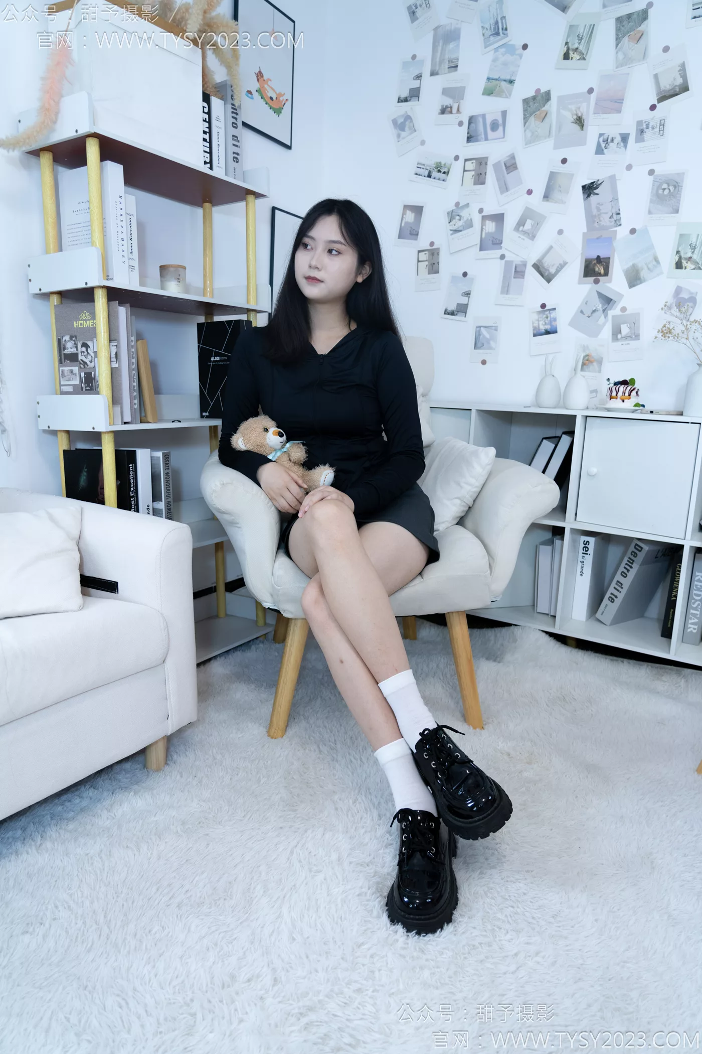 图片[13]-甜予摄影 NO.118 土豆-皮鞋、白棉袜、裸足[121P] – 速更版-美库