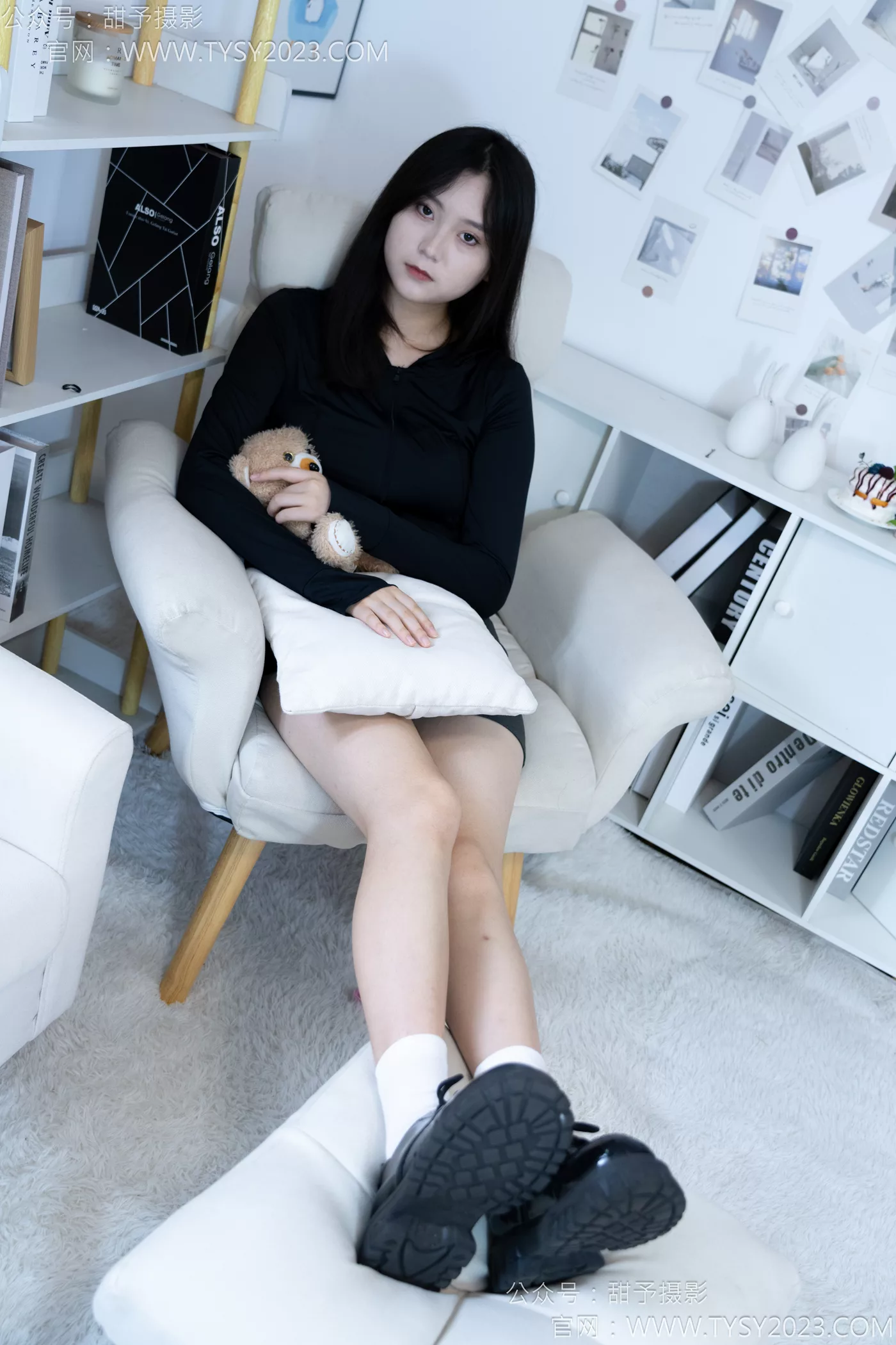 图片[26]-甜予摄影 NO.118 土豆-皮鞋、白棉袜、裸足[121P] – 速更版-美库