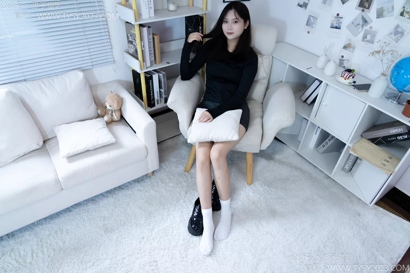 图片[41]-甜予摄影 NO.118 土豆-皮鞋、白棉袜、裸足[121P] – 速更版-美库