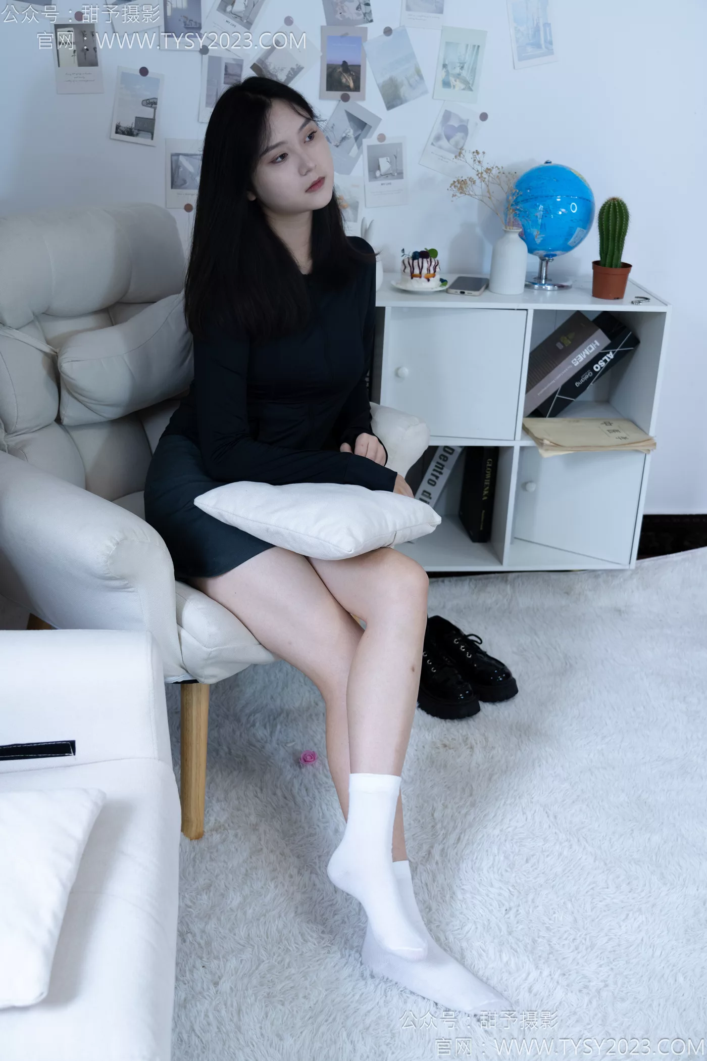 图片[43]-甜予摄影 NO.118 土豆-皮鞋、白棉袜、裸足[121P] – 速更版-美库