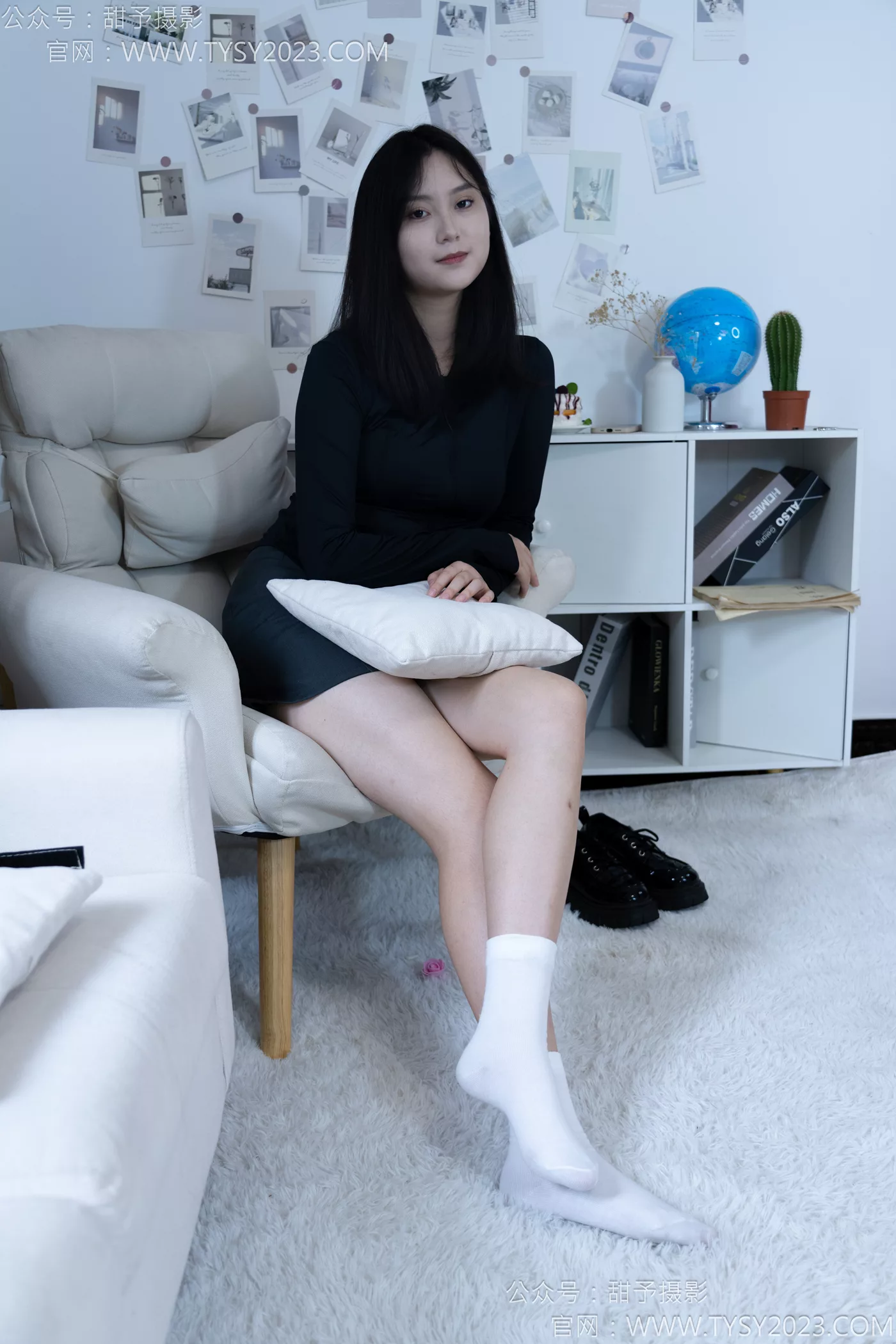 图片[46]-甜予摄影 NO.118 土豆-皮鞋、白棉袜、裸足[121P] – 速更版-美库