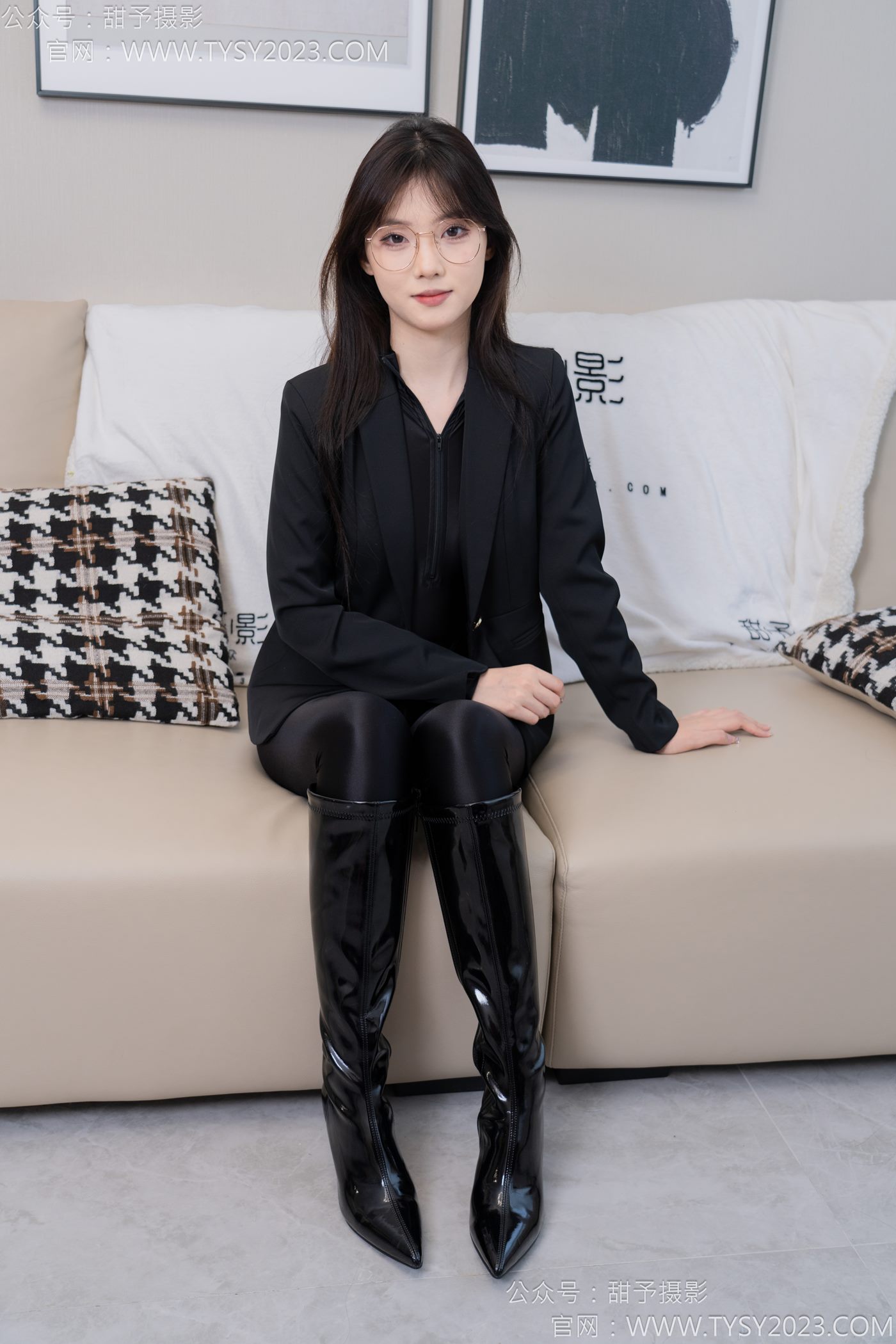 图片[35]-甜予摄影完整版-119期：璇璇-长靴、黑丝（脚尖加固）[127P] – 速更版-美库