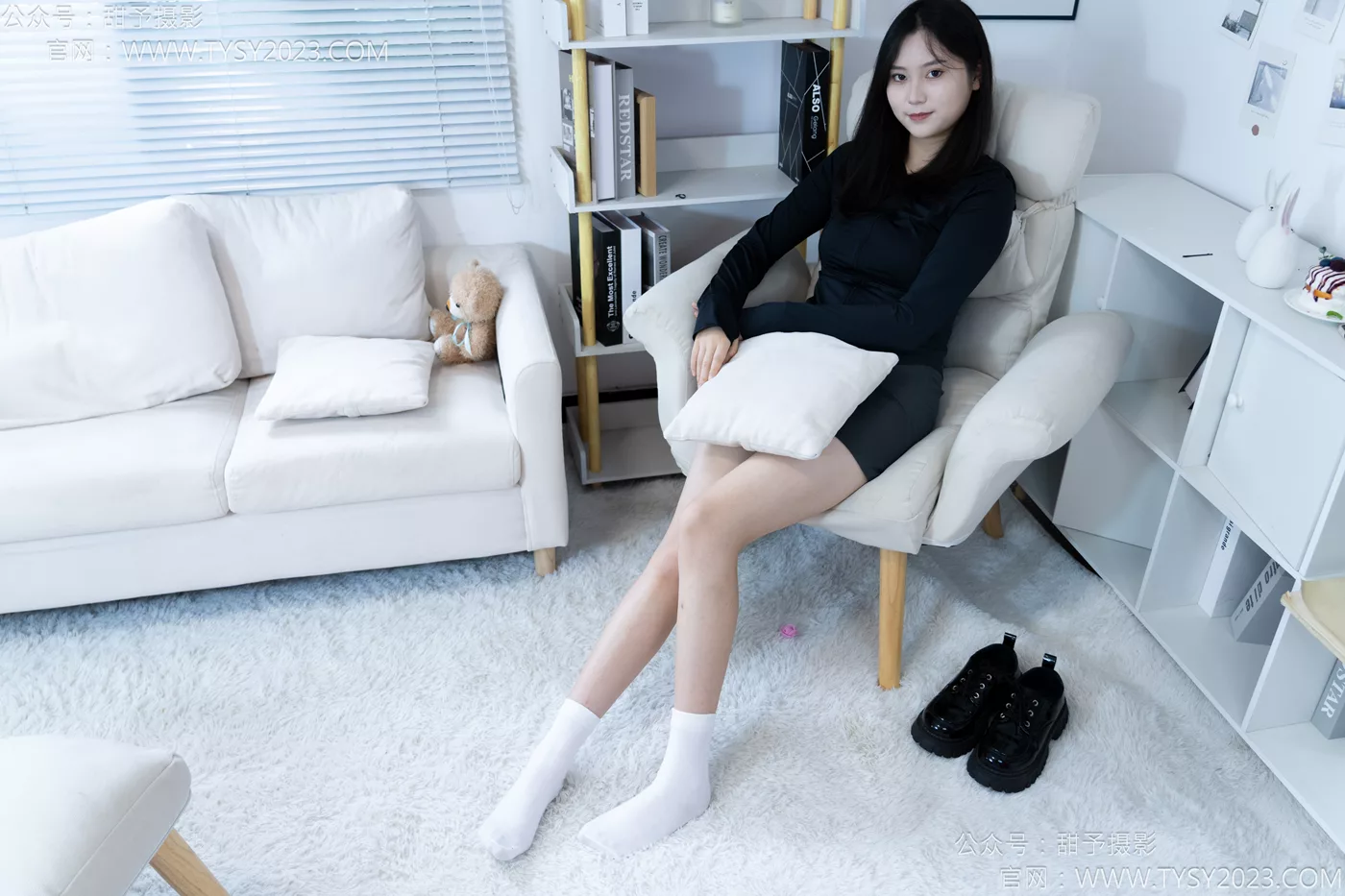 图片[58]-甜予摄影 NO.118 土豆-皮鞋、白棉袜、裸足[121P] – 速更版-美库
