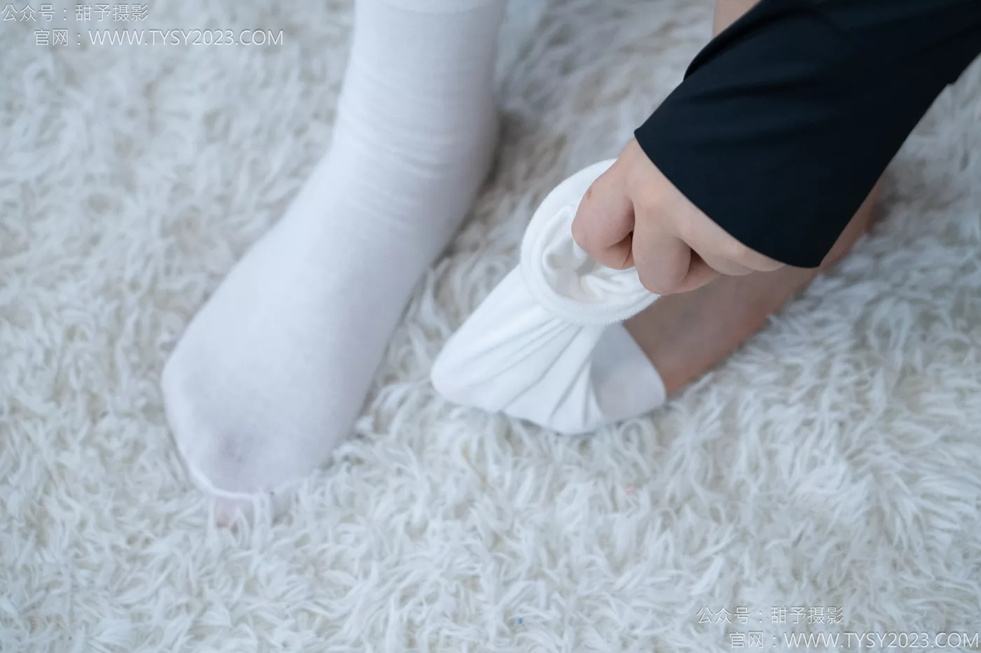 图片[71]-甜予摄影 NO.118 土豆-皮鞋、白棉袜、裸足[121P] – 速更版-美库