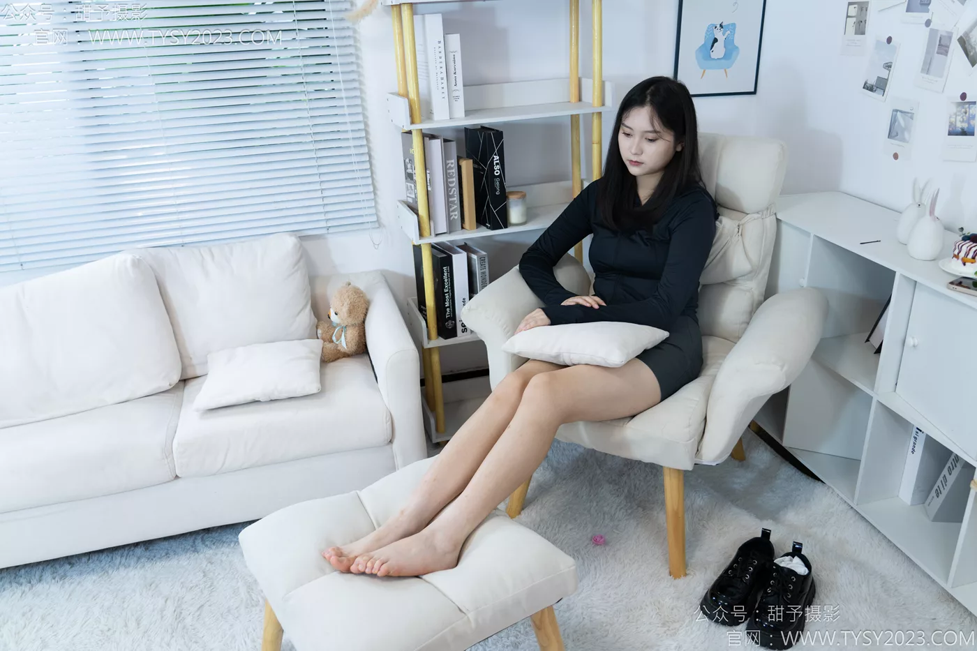 图片[104]-甜予摄影 NO.118 土豆-皮鞋、白棉袜、裸足[121P] – 速更版-美库