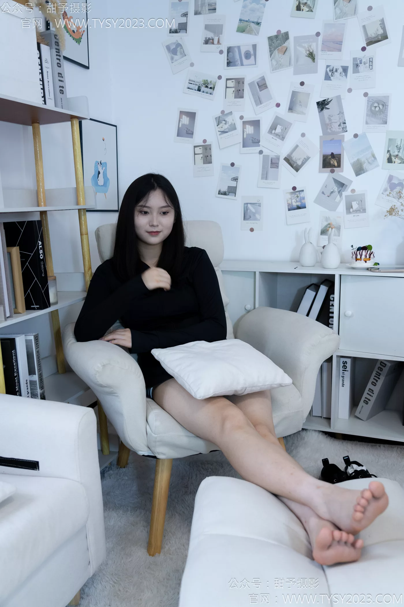图片[117]-甜予摄影 NO.118 土豆-皮鞋、白棉袜、裸足[121P] – 速更版-美库