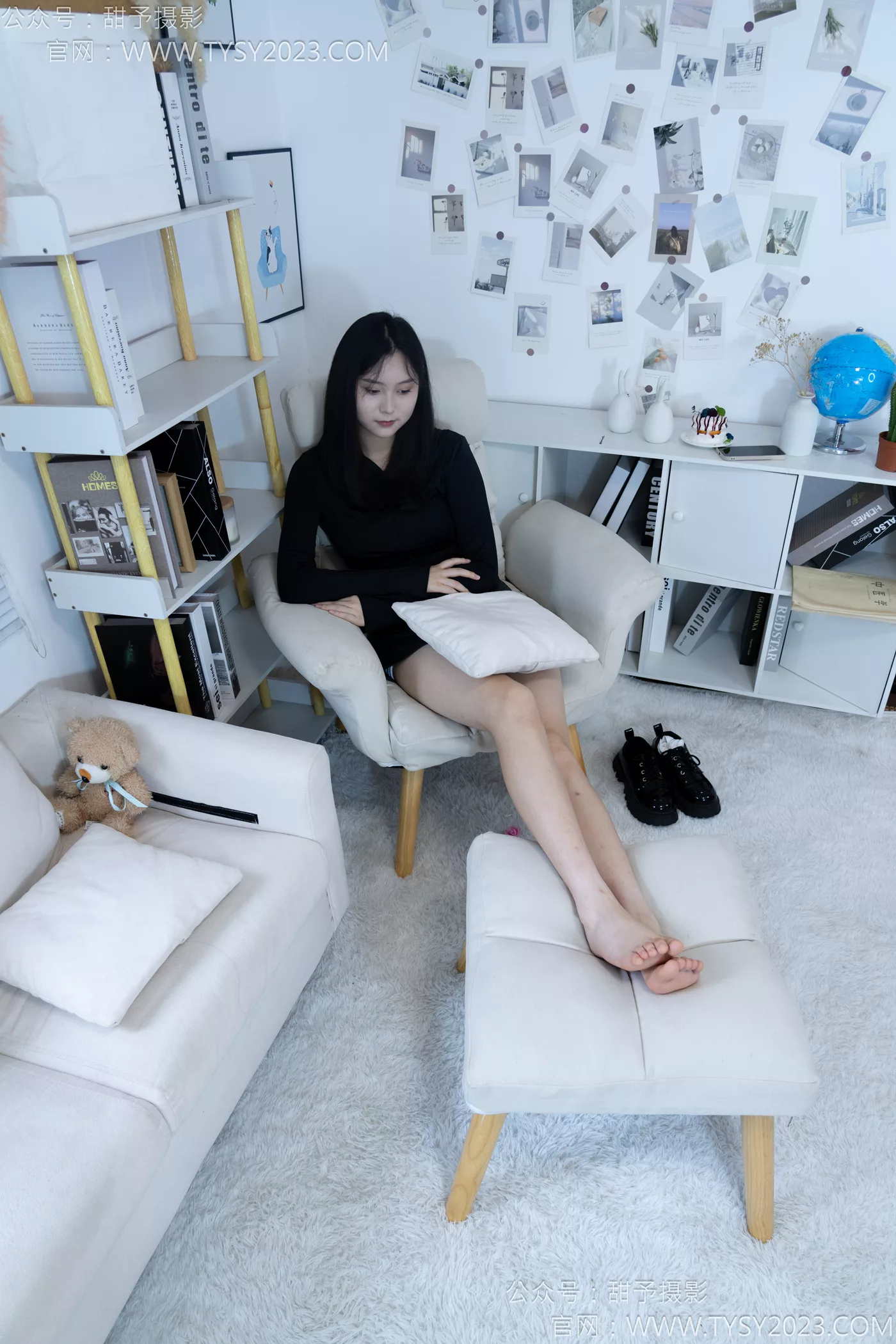 图片[119]-甜予摄影 NO.118 土豆-皮鞋、白棉袜、裸足[121P] – 速更版-美库