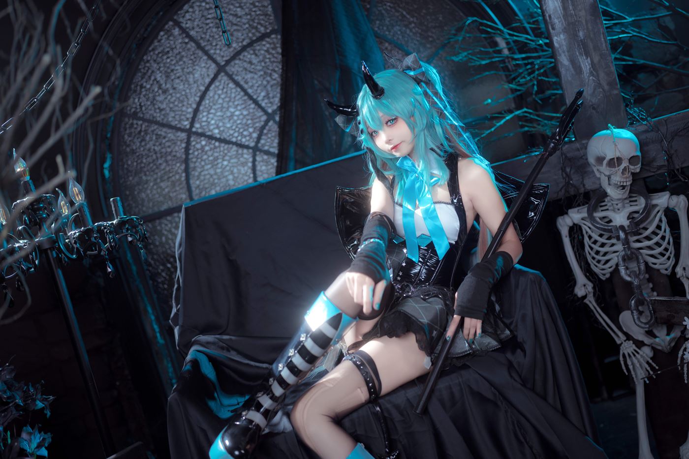 图片[19]-艾西aiwest 3 – 初音小恶魔[26P] – 速更版-美库