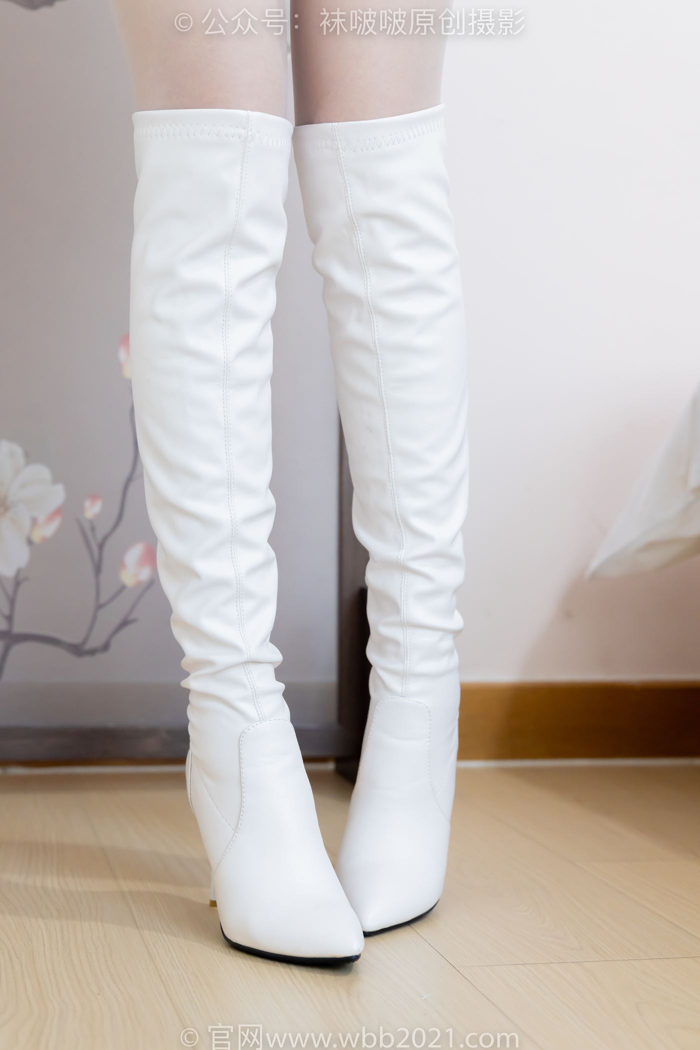 图片[10]-[BoBoSocks袜啵啵]NO.495 小甜豆 高跟长靴、白棉袜、薄白丝[150P] – 速更版-美库