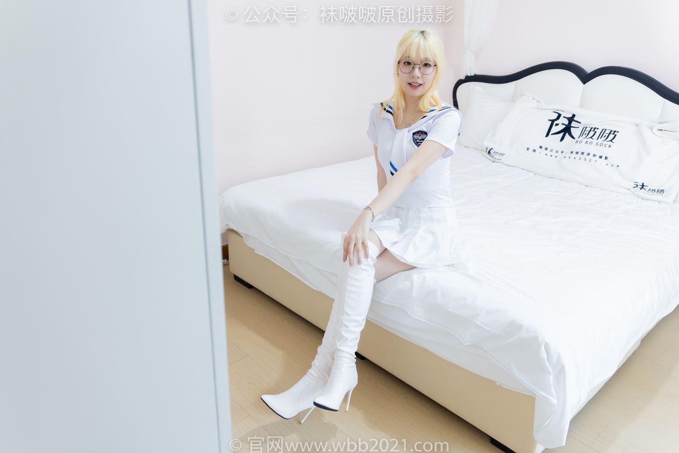 图片[15]-[BoBoSocks袜啵啵]NO.495 小甜豆 高跟长靴、白棉袜、薄白丝[150P] – 速更版-美库