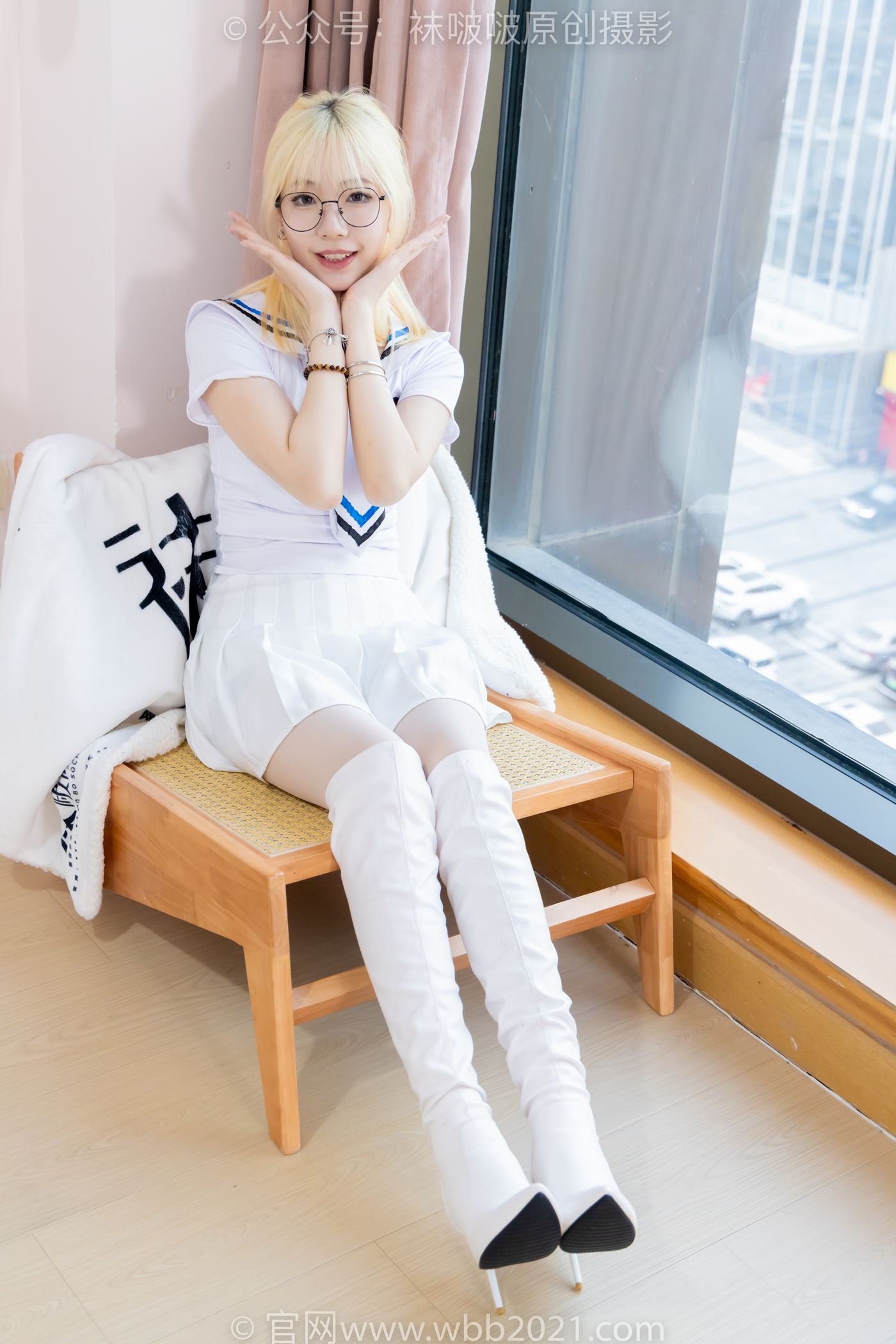 图片[27]-[BoBoSocks袜啵啵]NO.495 小甜豆 高跟长靴、白棉袜、薄白丝[150P] – 速更版-美库