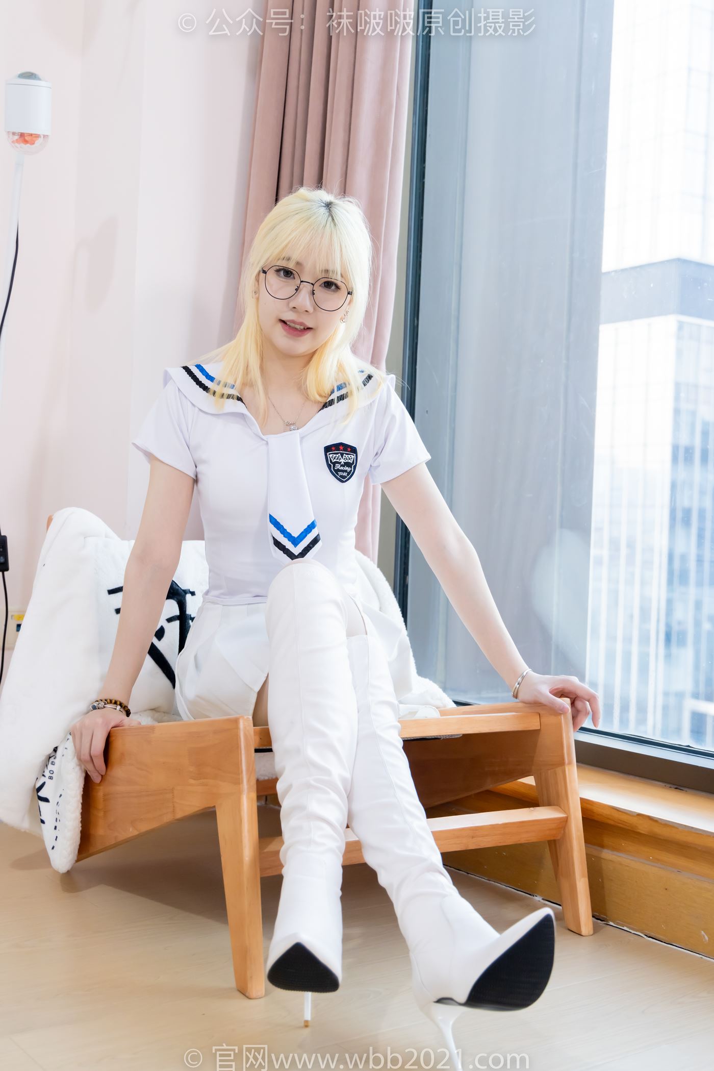 图片[33]-[BoBoSocks袜啵啵]NO.495 小甜豆 高跟长靴、白棉袜、薄白丝[150P] – 速更版-美库