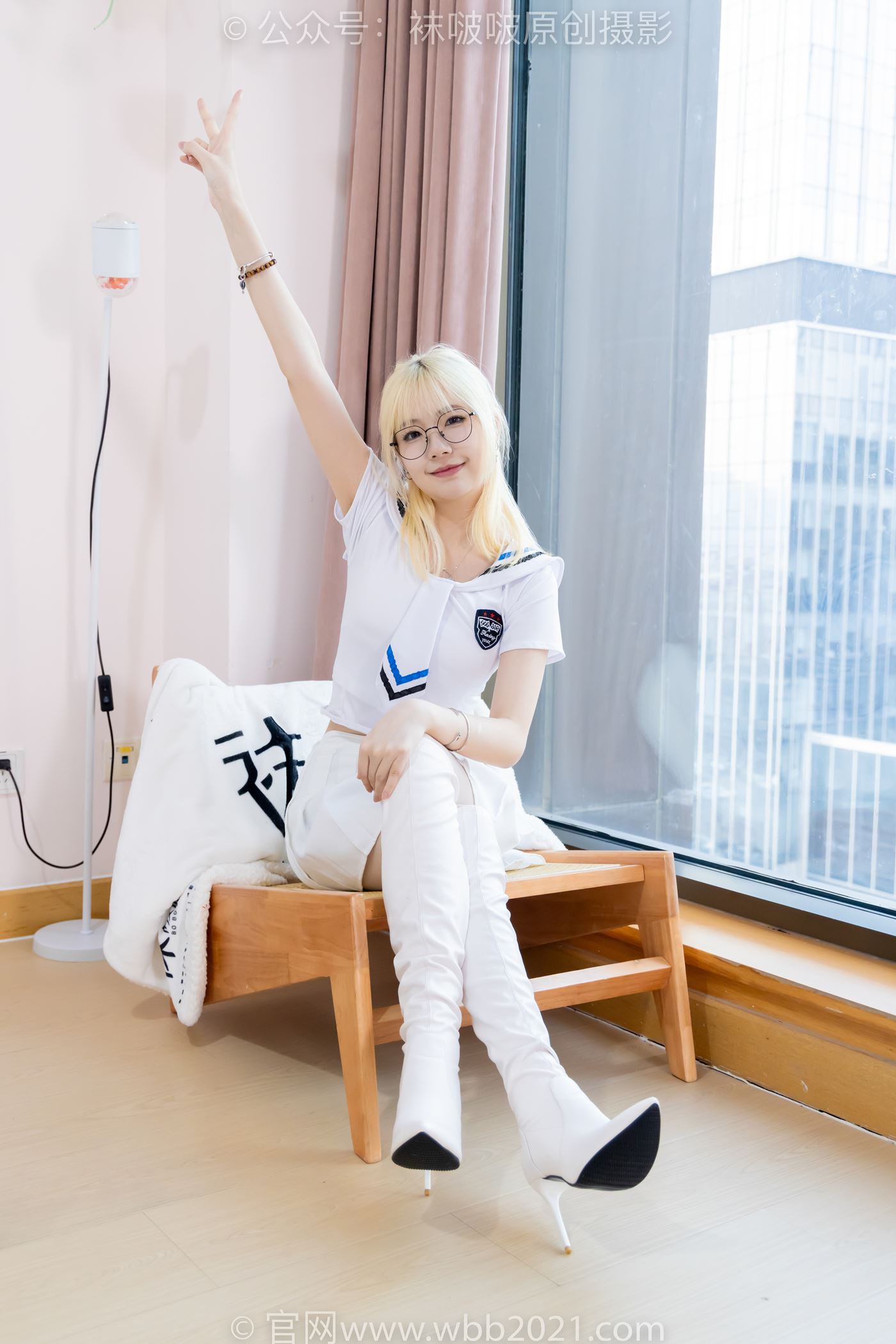 图片[35]-[BoBoSocks袜啵啵]NO.495 小甜豆 高跟长靴、白棉袜、薄白丝[150P] – 速更版-美库