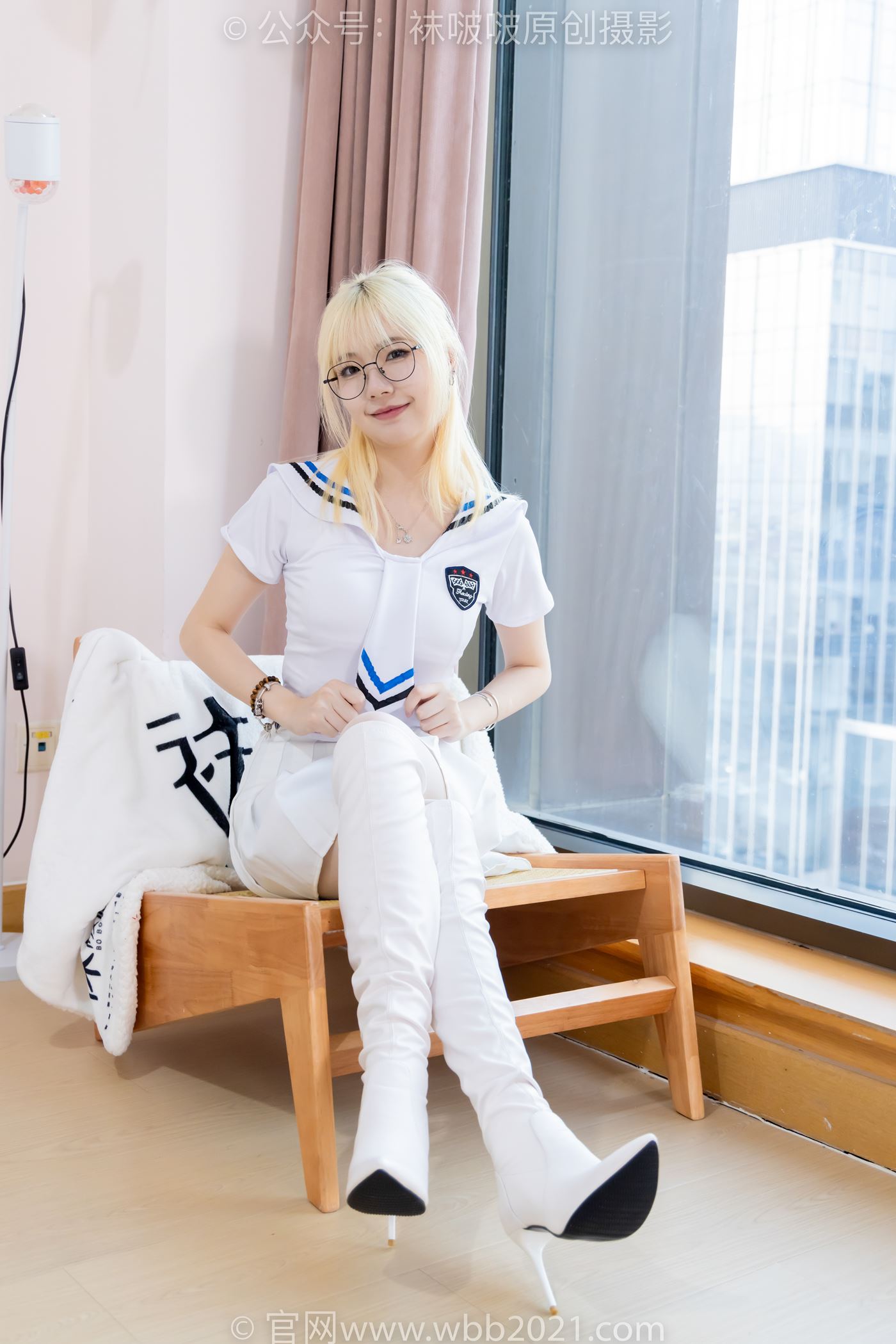 图片[36]-[BoBoSocks袜啵啵]NO.495 小甜豆 高跟长靴、白棉袜、薄白丝[150P] – 速更版-美库