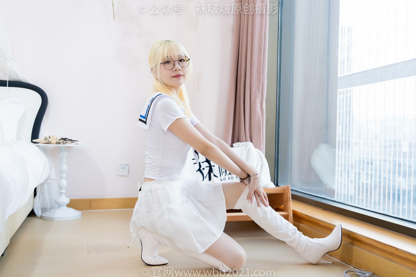 图片[37]-[BoBoSocks袜啵啵]NO.495 小甜豆 高跟长靴、白棉袜、薄白丝[150P] – 速更版-美库