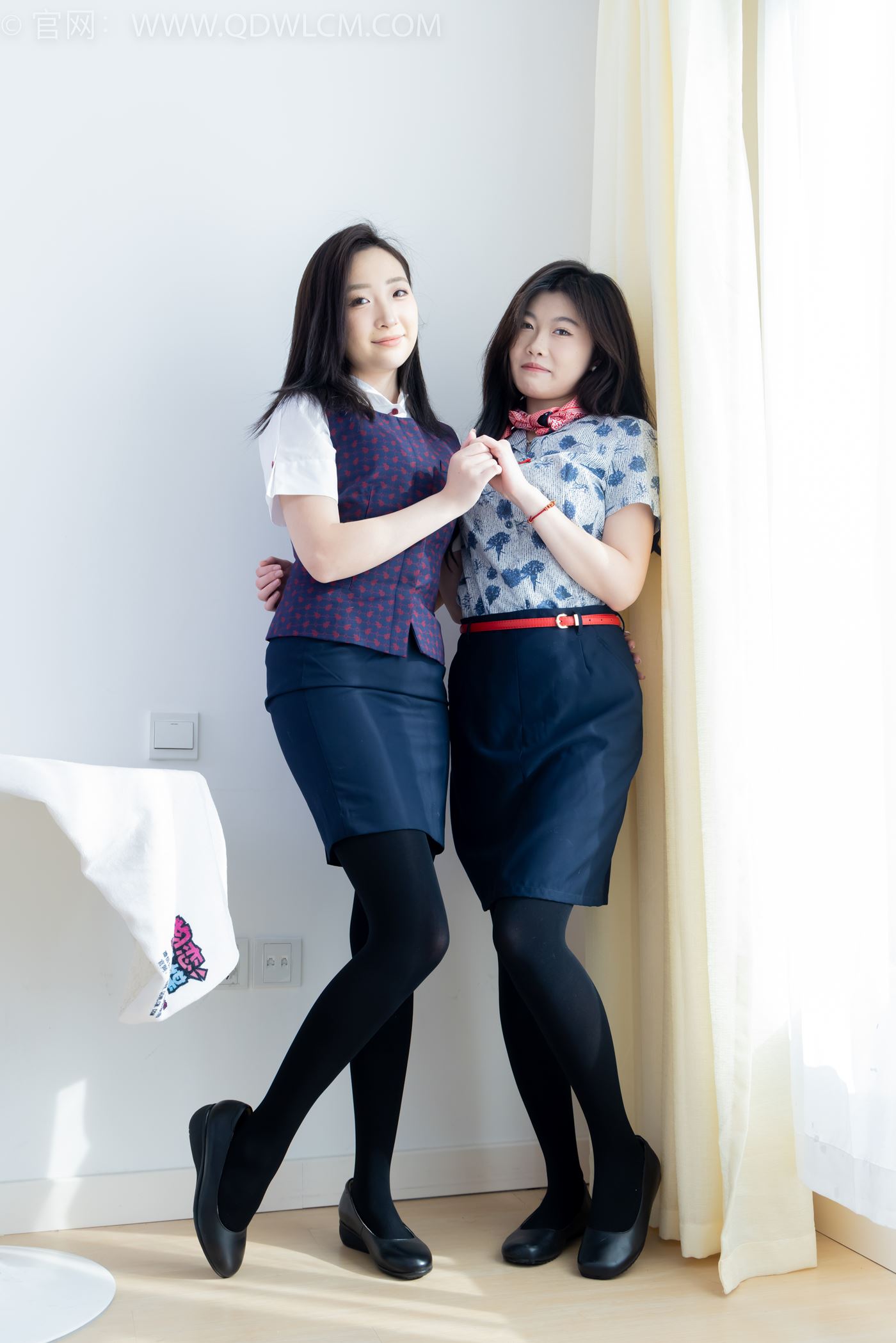 图片[15]-物恋传媒 NO.2232 恬恬&樱桃-皮鞋、厚黑丝、裸足、空姐制服[150P] – 速更版-美库