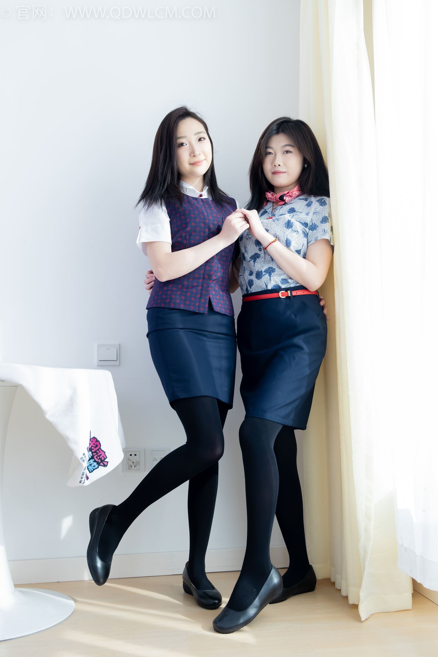 图片[16]-物恋传媒 NO.2232 恬恬&樱桃-皮鞋、厚黑丝、裸足、空姐制服[150P] – 速更版-美库