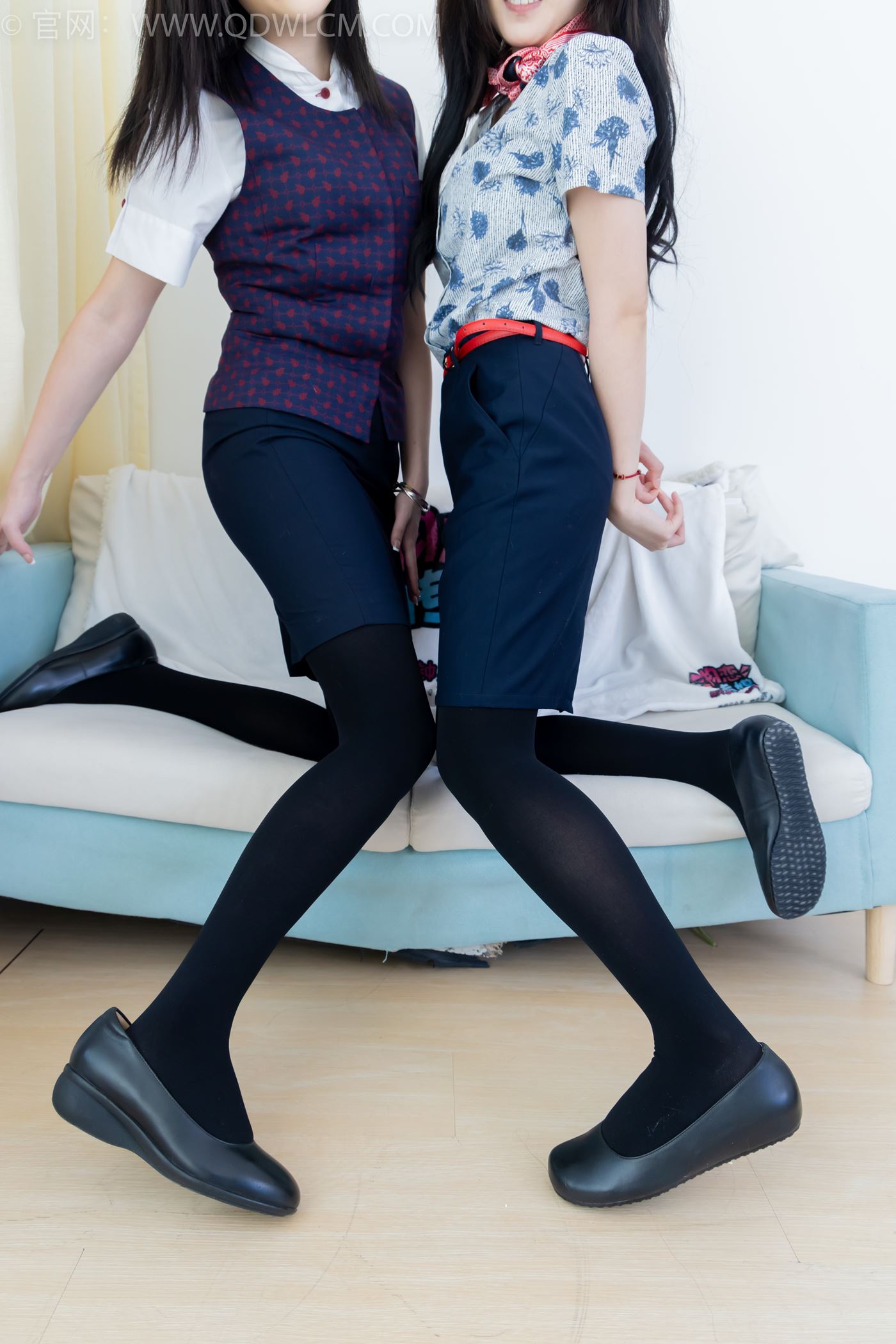 图片[40]-物恋传媒 NO.2232 恬恬&樱桃-皮鞋、厚黑丝、裸足、空姐制服[150P] – 速更版-美库