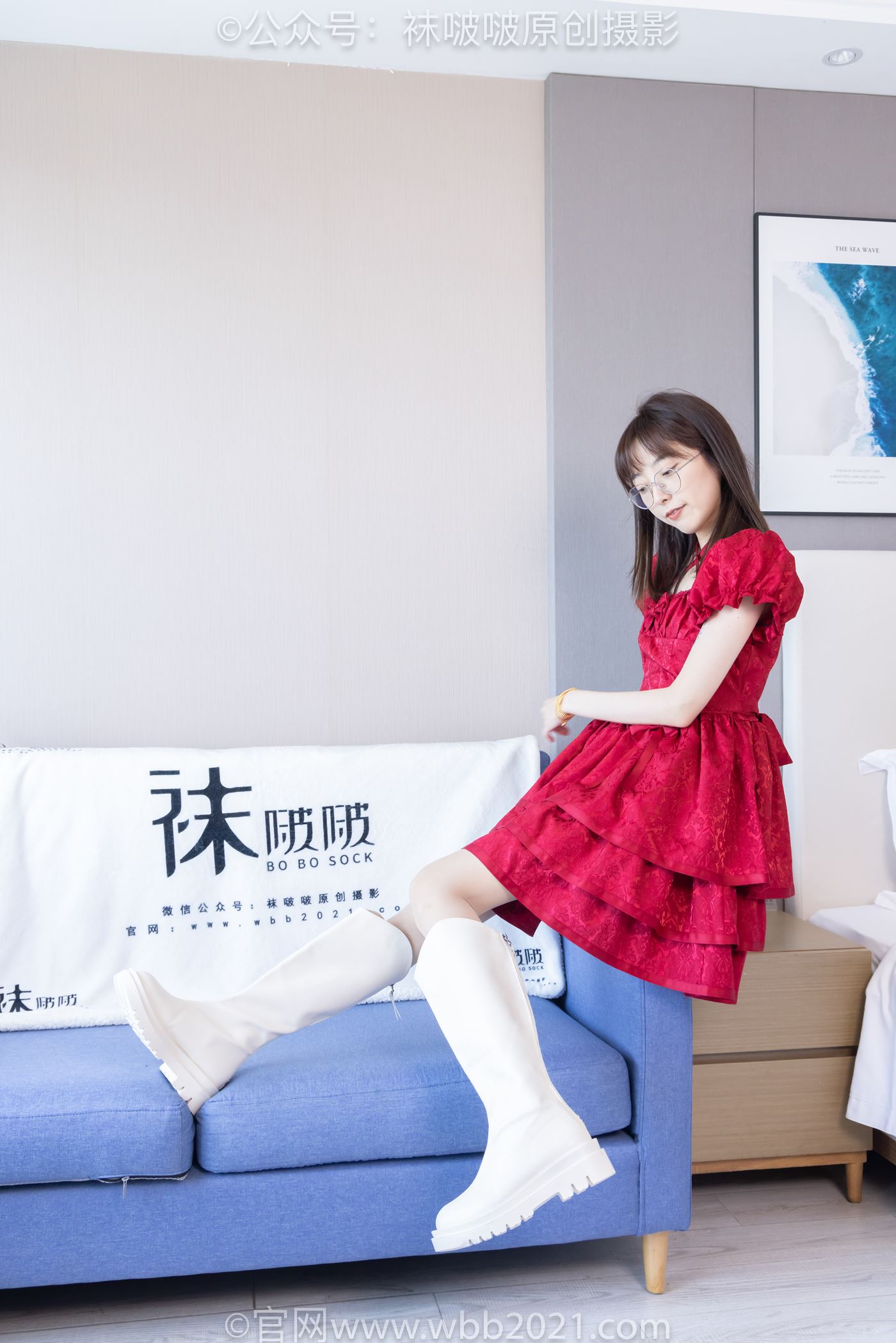 图片[34]-[BoBoSocks袜啵啵]NO.496 稚予 长靴、短靴、薄肉丝[100P] – 速更版-美库