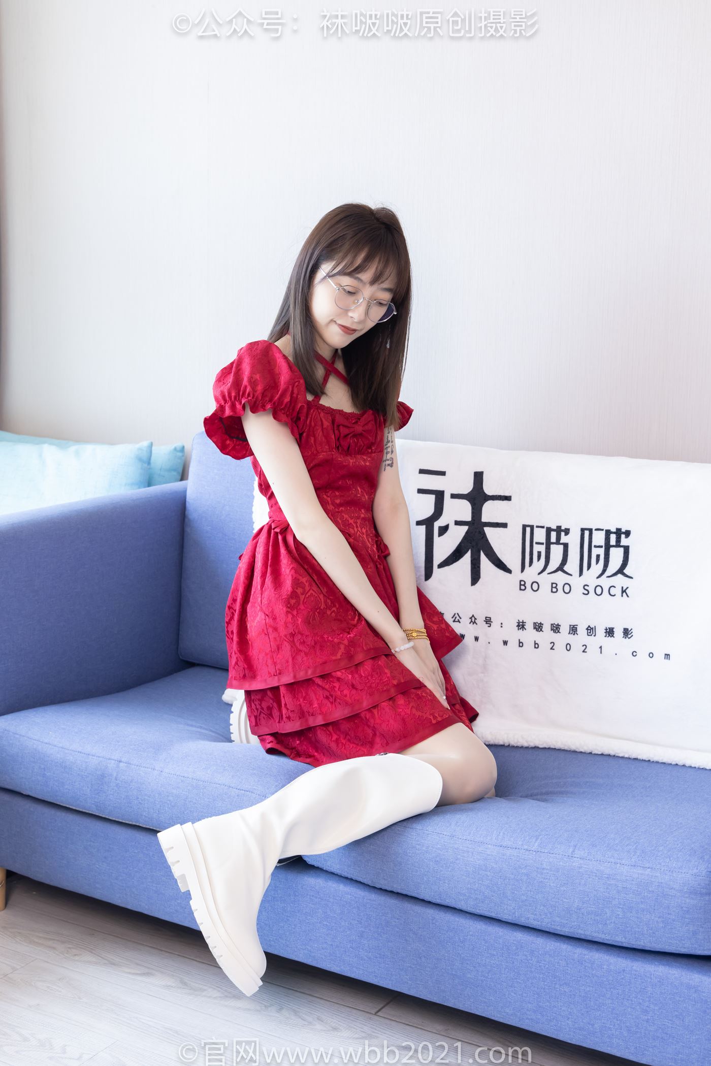 图片[43]-[BoBoSocks袜啵啵]NO.496 稚予 长靴、短靴、薄肉丝[100P] – 速更版-美库