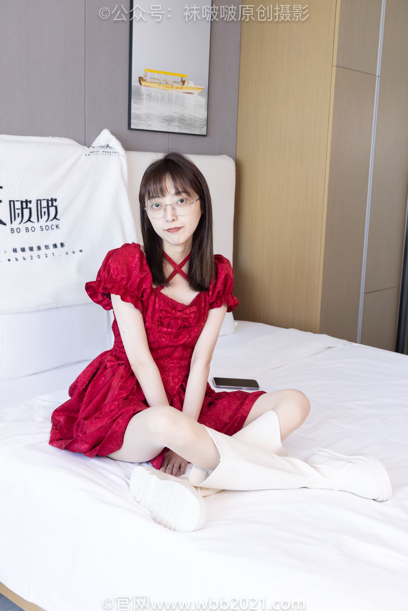 图片[49]-[BoBoSocks袜啵啵]NO.496 稚予 长靴、短靴、薄肉丝[100P] – 速更版-美库