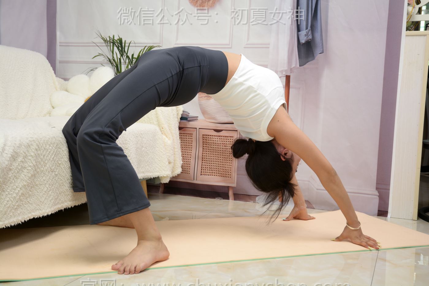 图片[11]-初夏女神 NO.263 点点 瑜伽复习[101P] – 速更版-美库