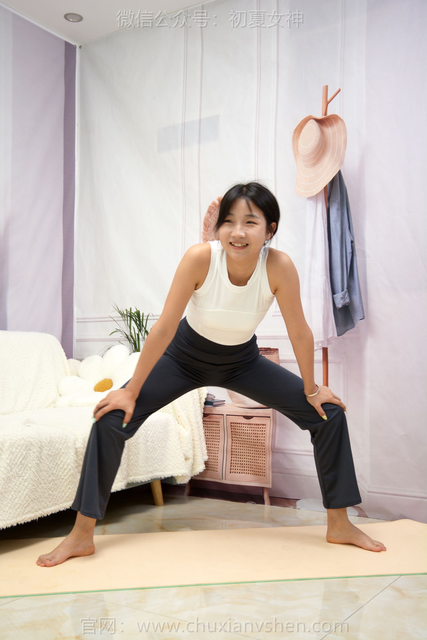 图片[20]-初夏女神 NO.263 点点 瑜伽复习[101P] – 速更版-美库