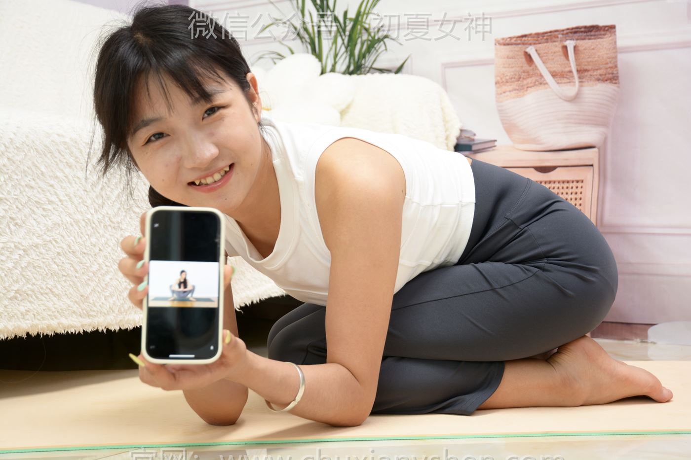 图片[79]-初夏女神 NO.263 点点 瑜伽复习[101P] – 速更版-美库