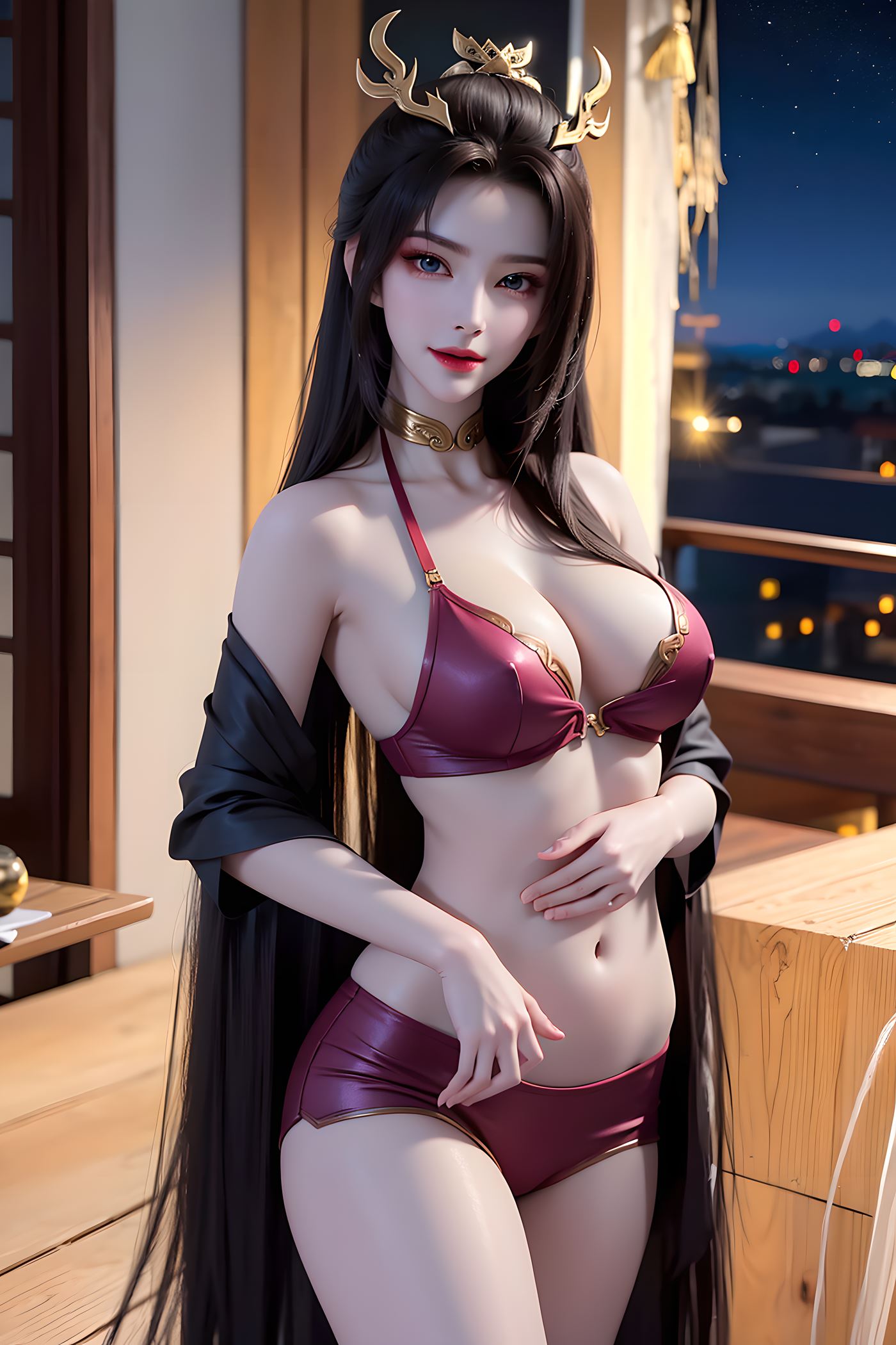 图片[19]-AI绘画 479 天狐仙子泳装[47P] – 速更版-美库